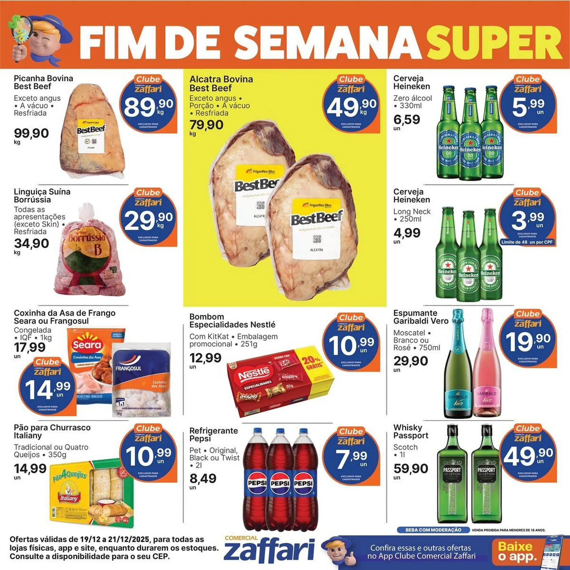 Encarte de Encarte Comercial Zaffari 19 de dezembro até 21 de dezembro 2025 - Pagina 1