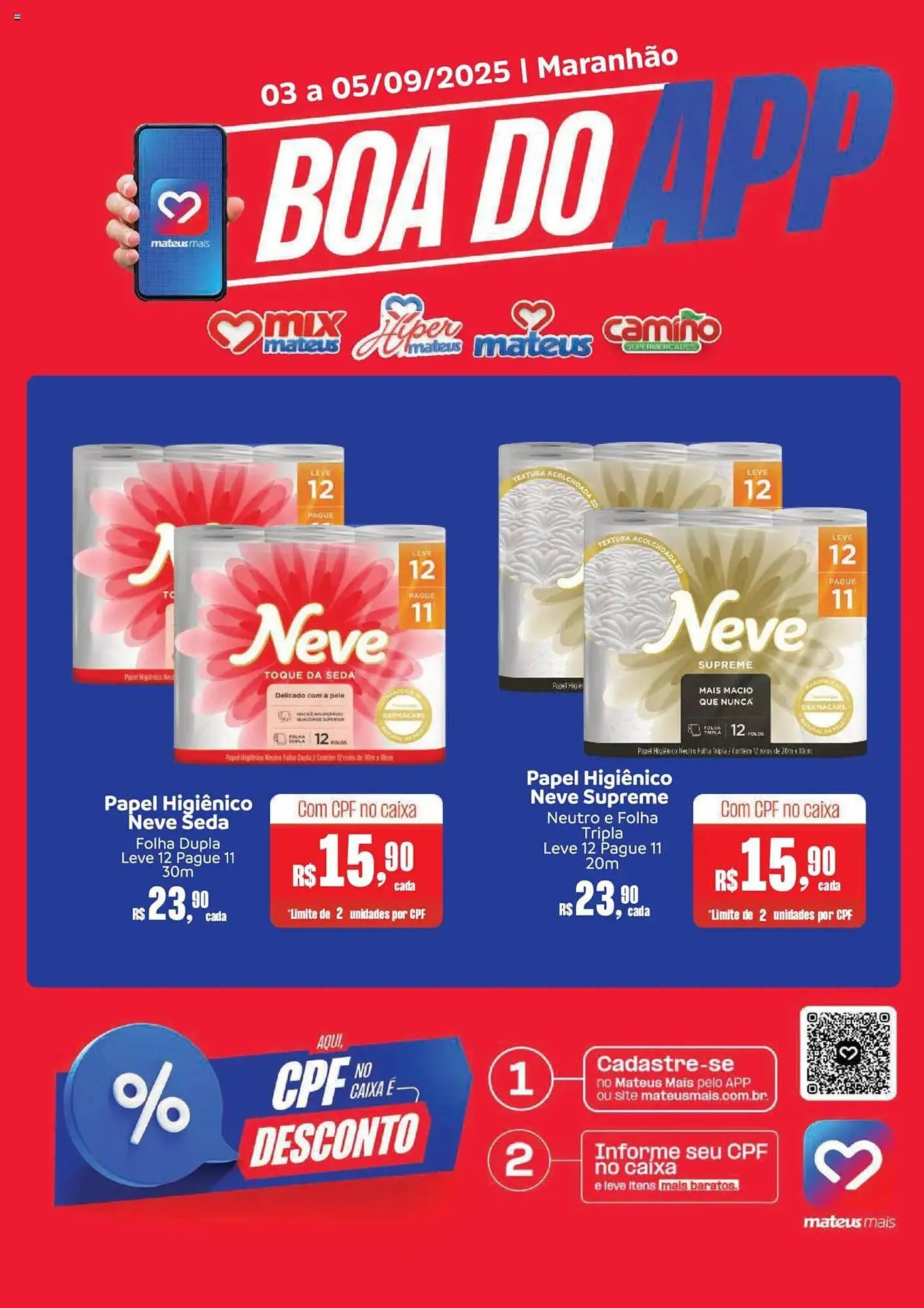 Encarte de Catálogo Supermercados Mateus 3 de setembro até 5 de setembro 2025 - Pagina 1