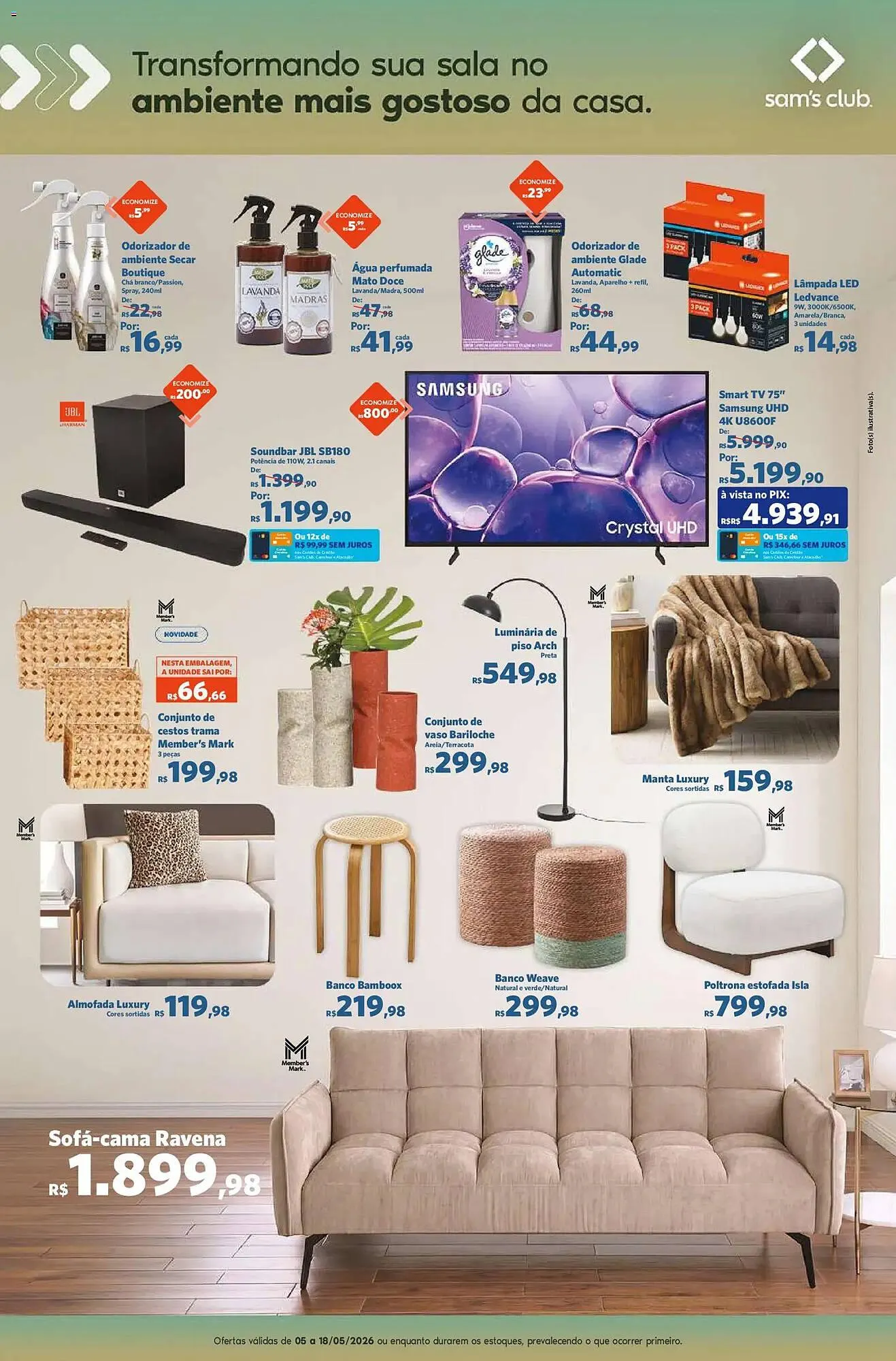 Encarte de Folheto Sam's Club 5 de maio até 18 de maio 2026 - Pagina 2