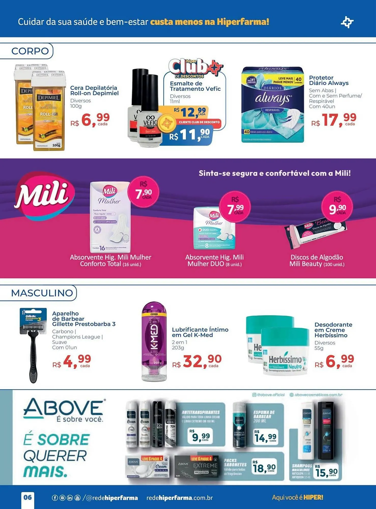 Encarte de Catálogo Hiper Farma 5 de julho até 4 de agosto 2025 - Pagina 6