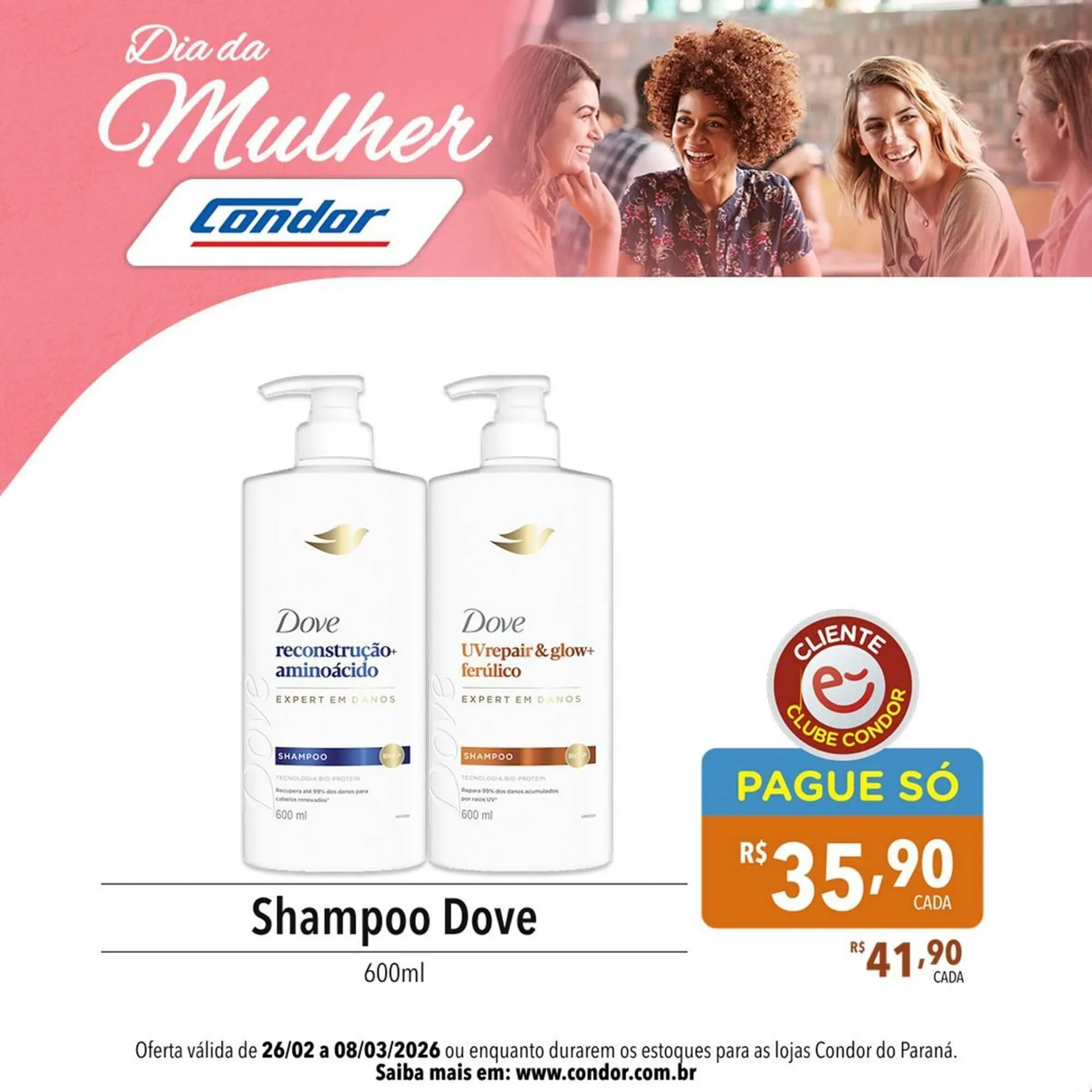 Encarte de Catálogo Supermercados Condor 26 de fevereiro até 8 de março 2026 - Pagina 1