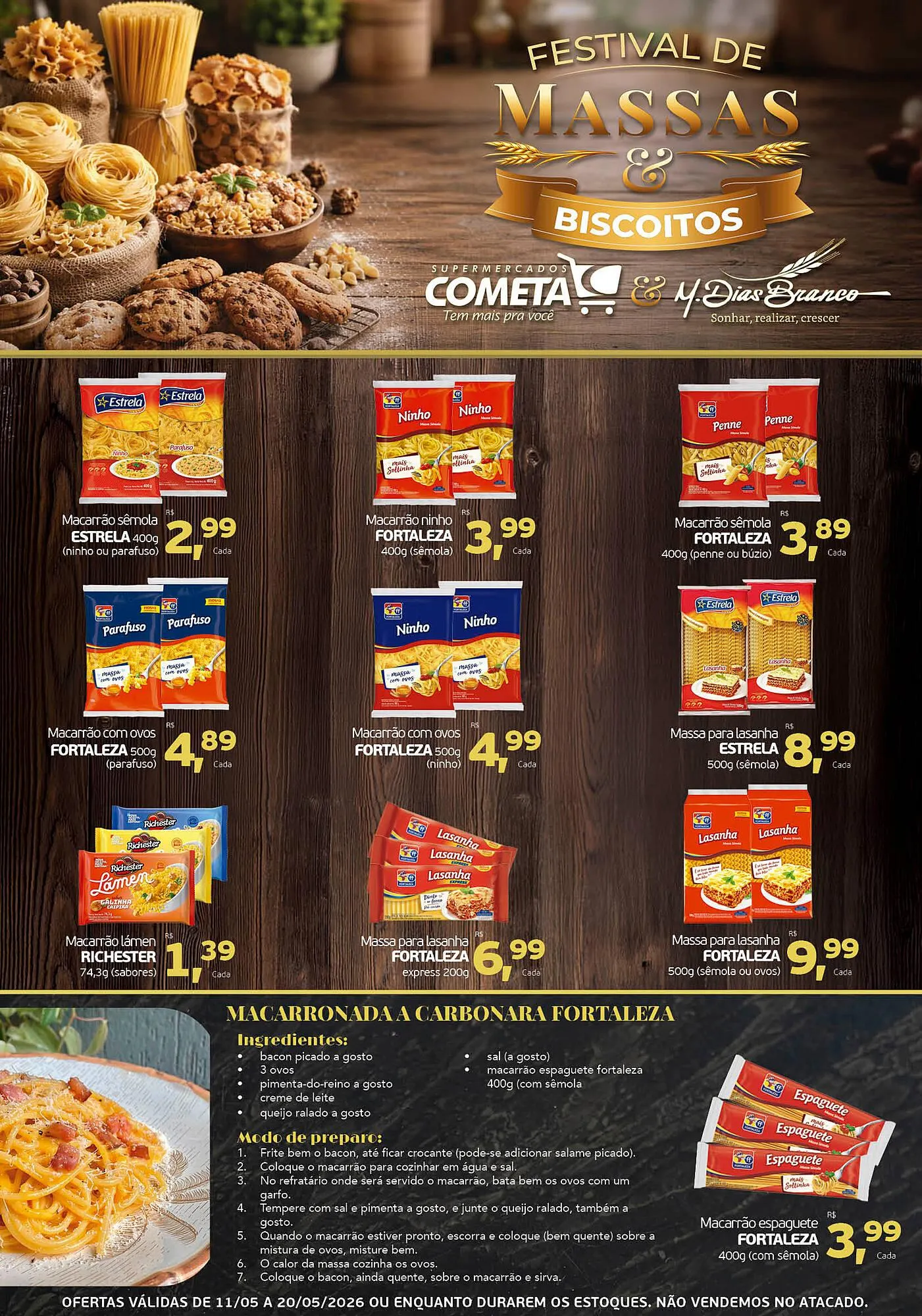 Encarte de Encarte Cometa Supermercados 11 de maio até 20 de maio 2026 - Pagina 1