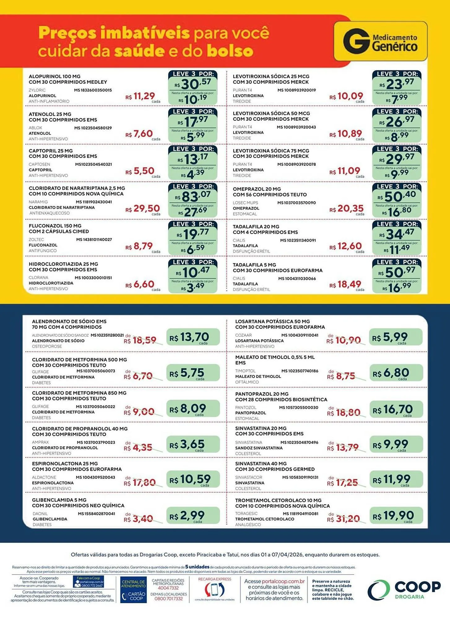 Encarte de Catálogo Drogaria Coop 1 de abril até 7 de abril 2026 - Pagina 2