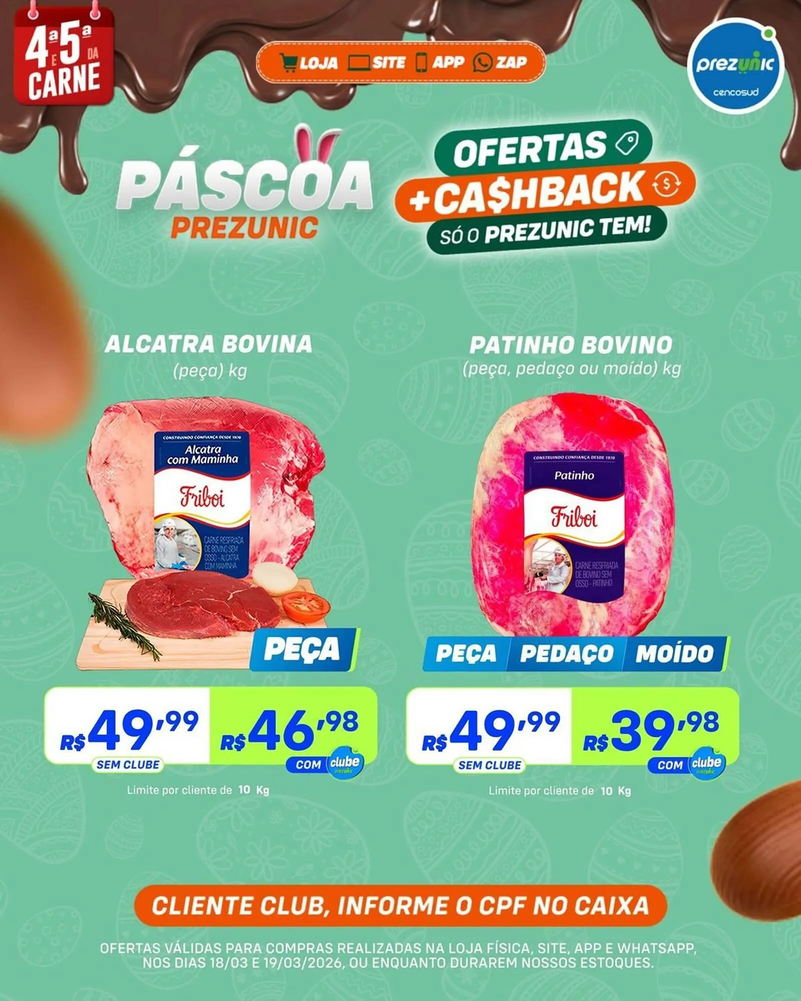 Encarte de Encarte Prezunic 18 de março até 19 de março 2026 - Pagina 1