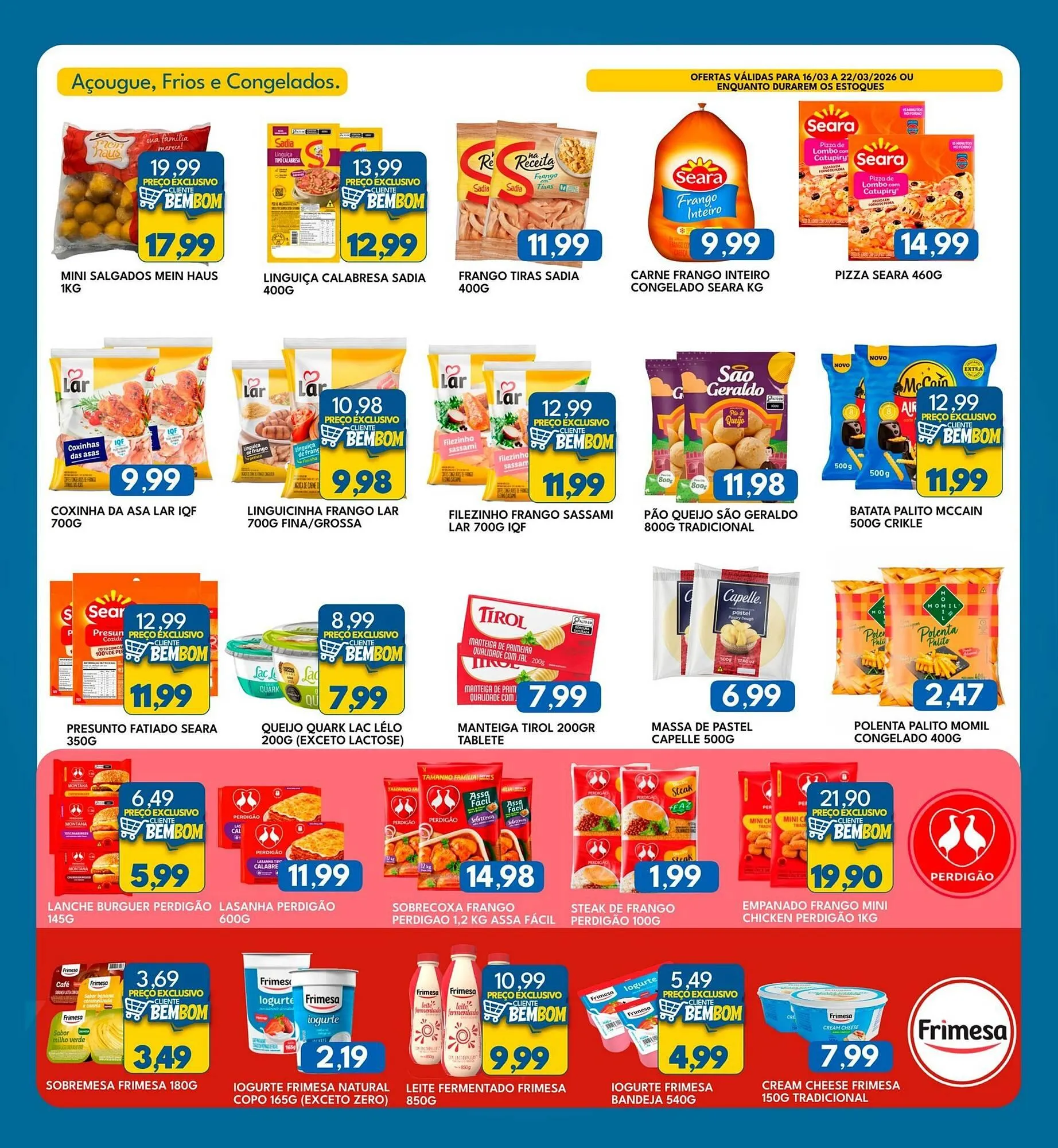 Encarte de Catálogo Rancho Bom Supermercados 16 de março até 22 de março 2026 - Pagina 5