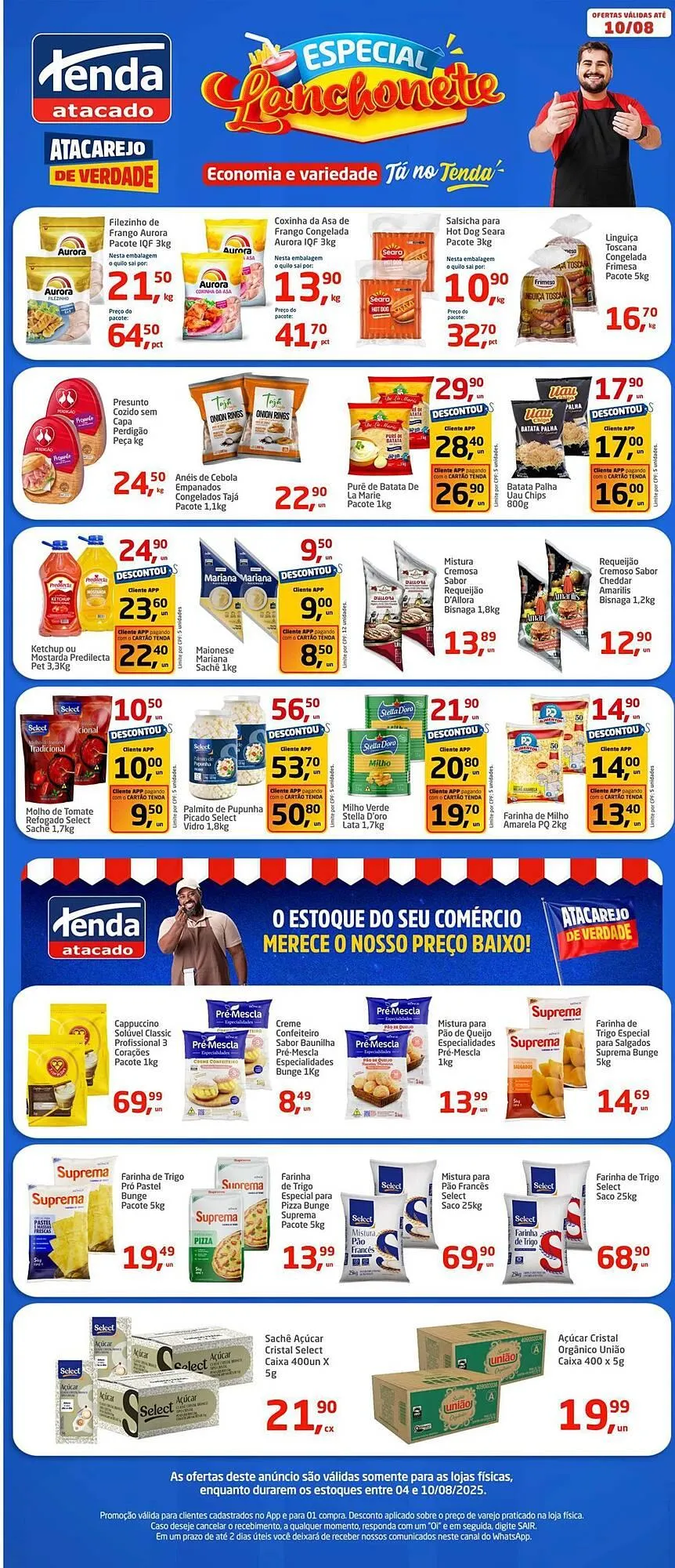 Encarte de Catálogo Tenda Atacado 4 de agosto até 10 de agosto 2025 - Pagina 1