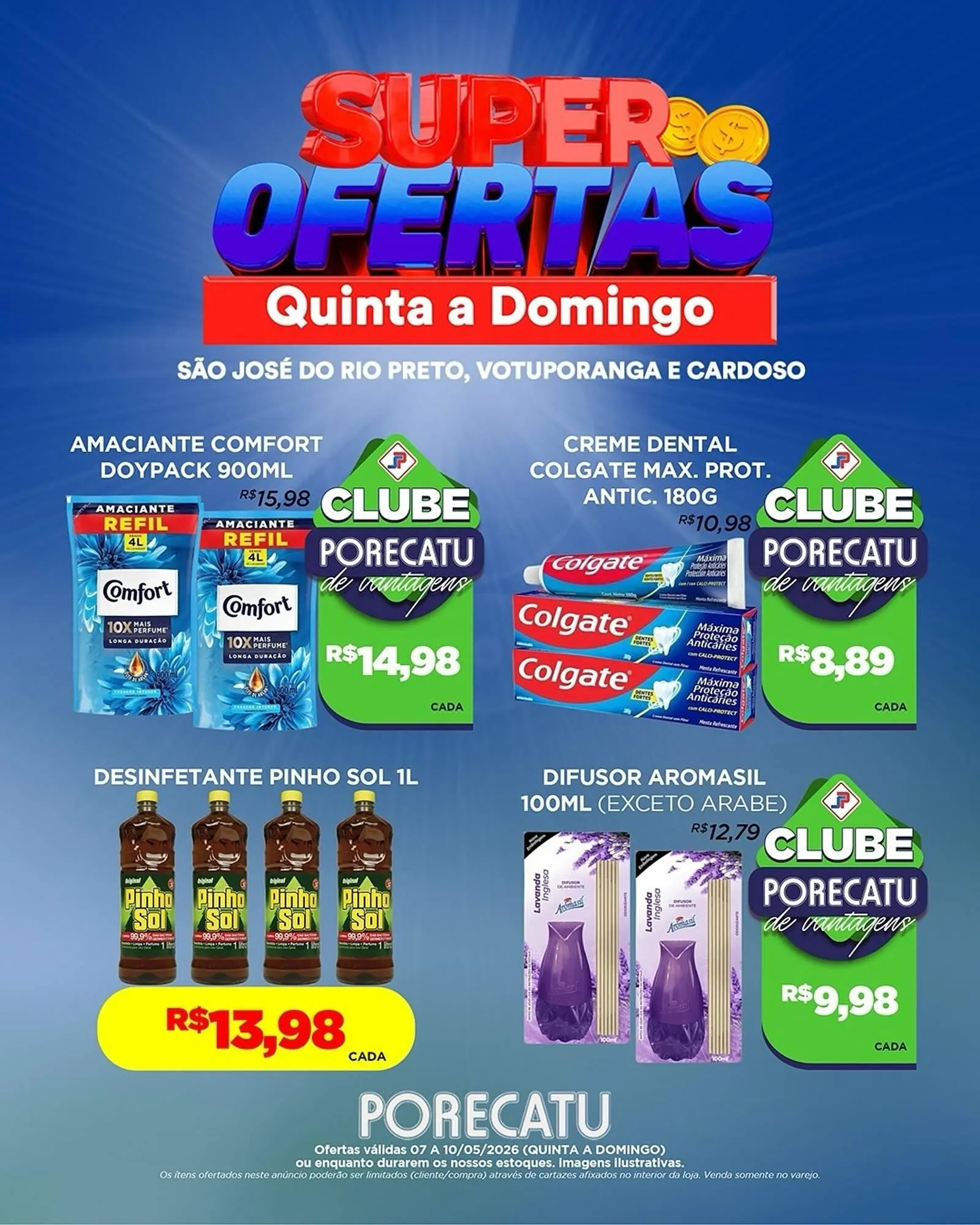 Encarte de Catálogo Supermercado Porecatu 7 de maio até 10 de maio 2026 - Pagina 8
