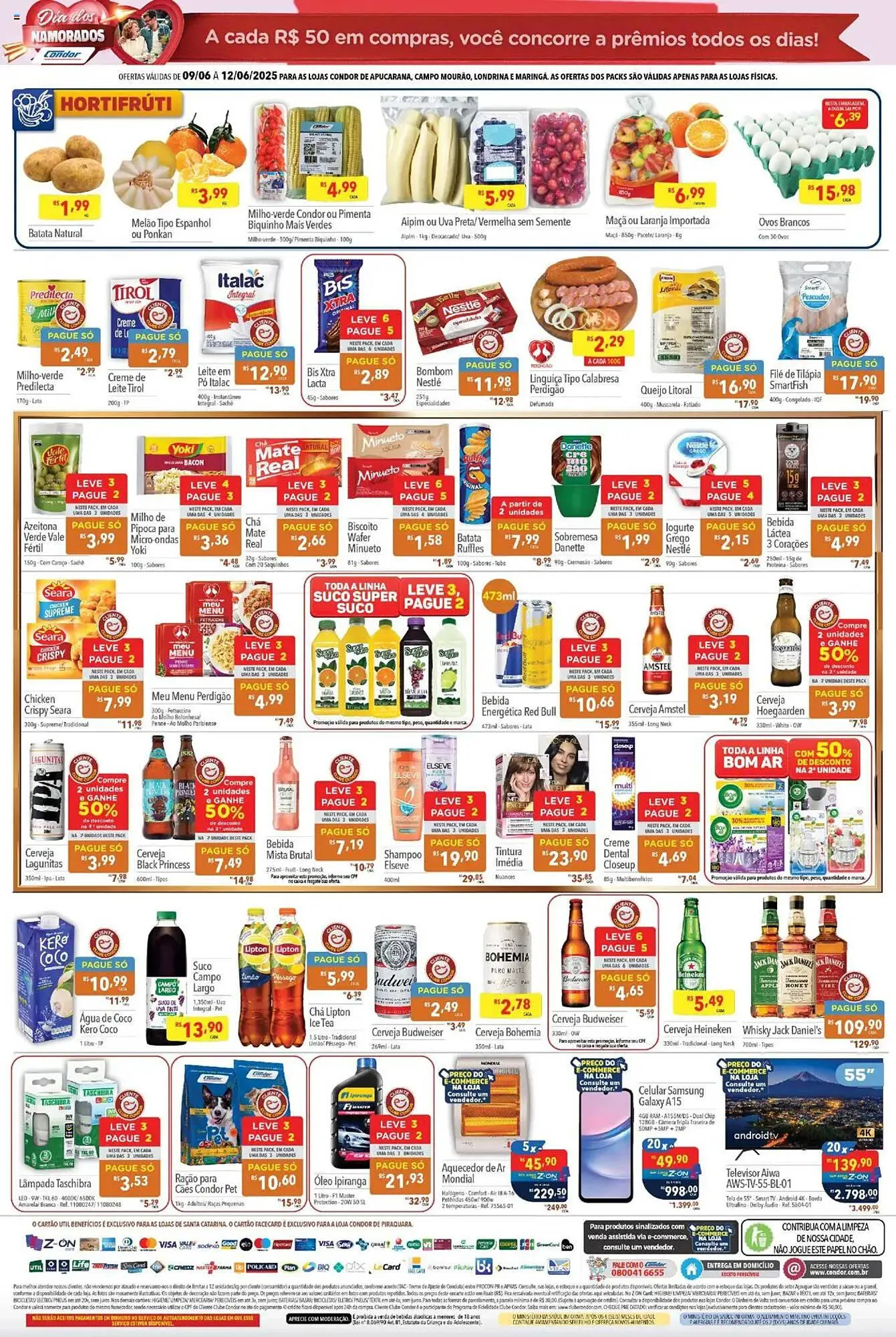 Encarte de Catálogo Supermercados Condor 9 de junho até 16 de junho 2025 - Pagina 2