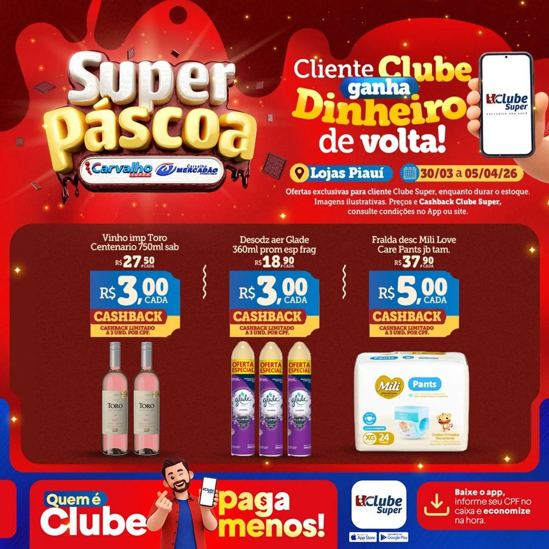 Encarte de Catálogo Carvalho Supermercado 30 de março até 5 de abril 2026 - Pagina 2