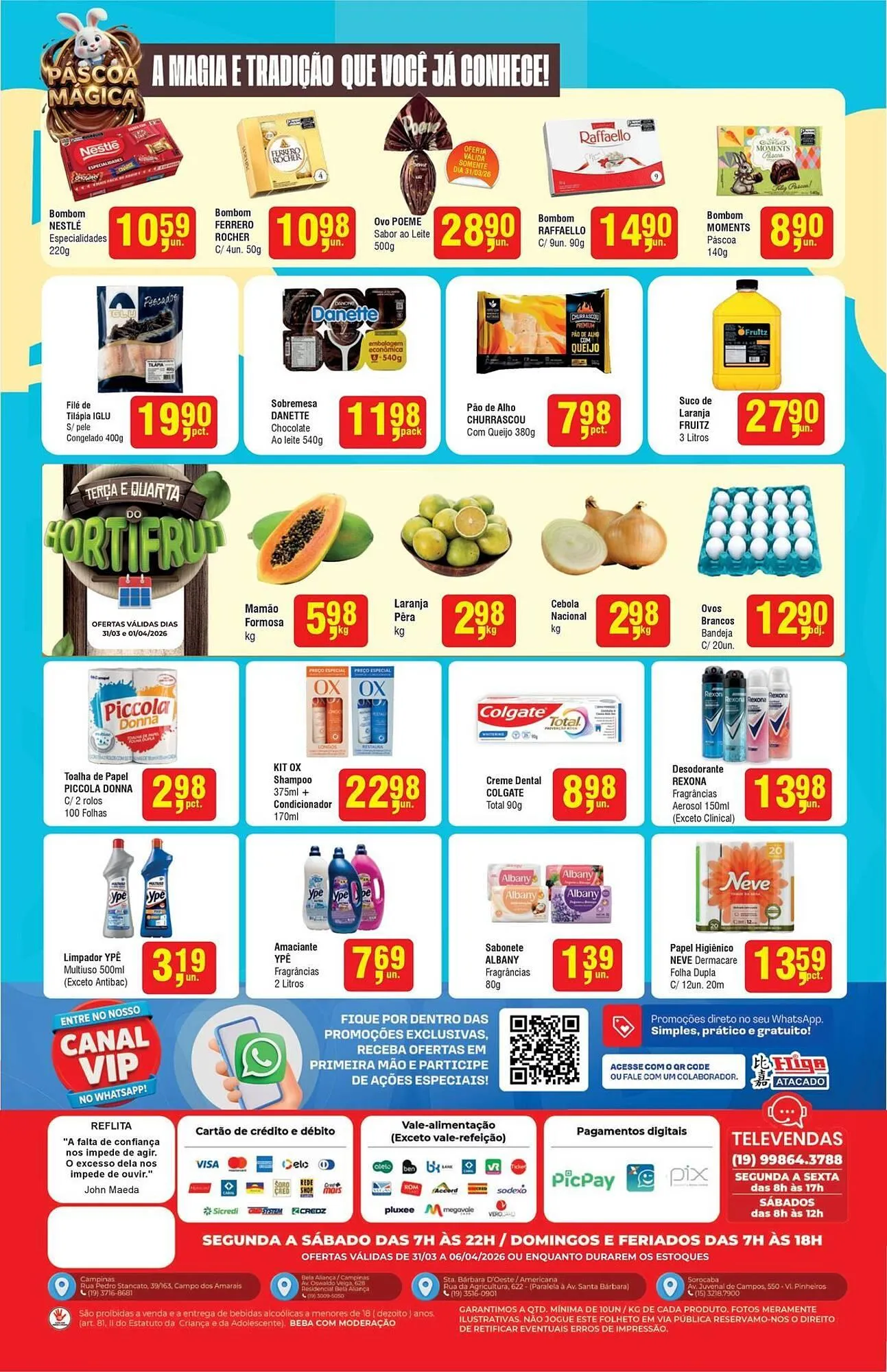 Encarte de Folheto Higa Atacado 31 de março até 6 de abril 2026 - Pagina 2