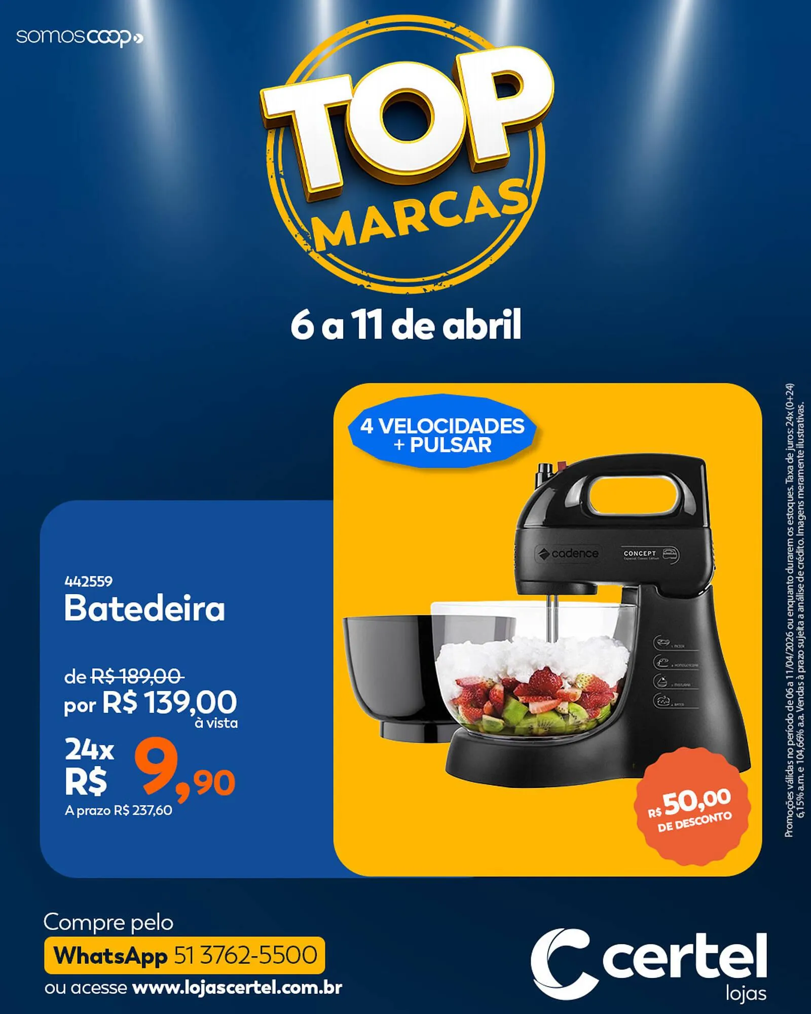 Encarte de Folheto Lojas Certel 6 de abril até 11 de abril 2026 - Pagina 3