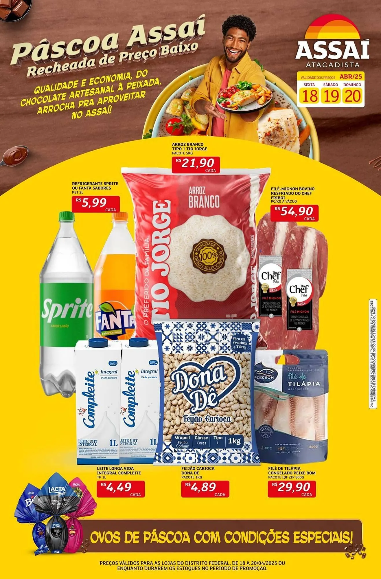 Encarte de Catálogo Assaí Atacadista 18 de abril até 20 de abril 2025 - Pagina 1