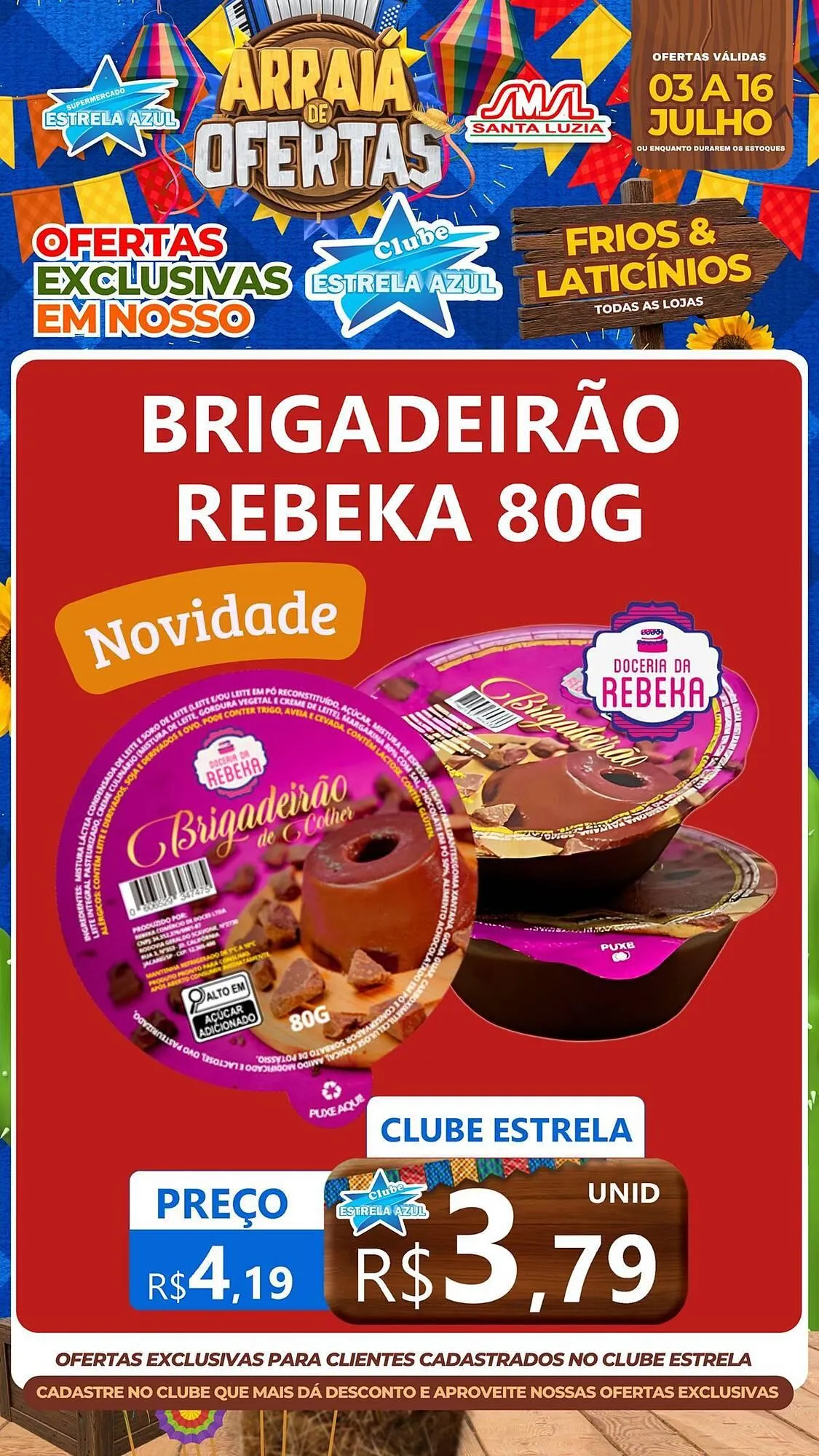 Encarte de Catálogo Supermercado Estrela Azul 3 de julho até 16 de julho 2025 - Pagina 3