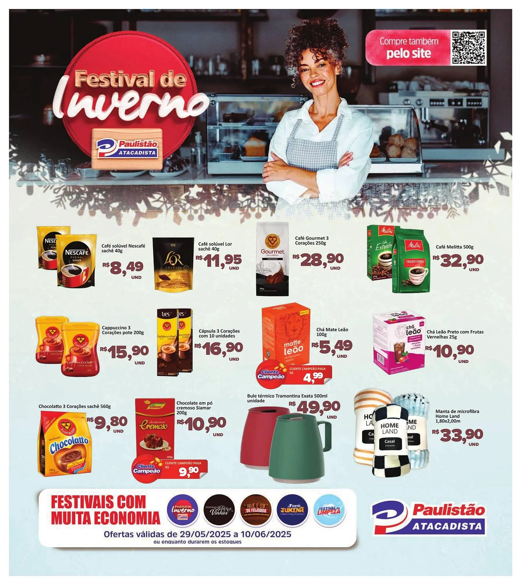 Encarte de Catálogo Paulistão Supermercados 4 de junho até 10 de junho 2025 - Pagina 1