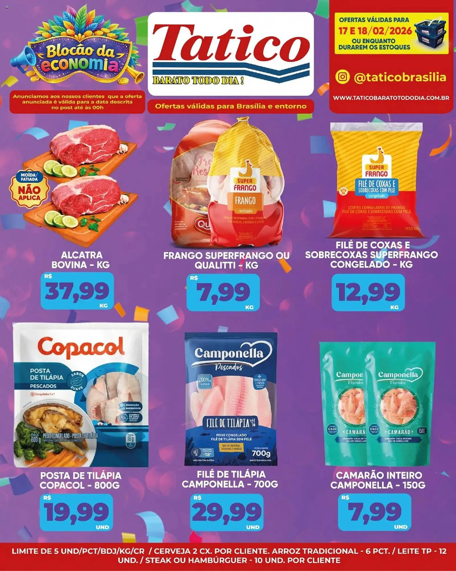 Encarte de Tabloide Tatico 19 de fevereiro até 22 de fevereiro 2026 - Pagina 28