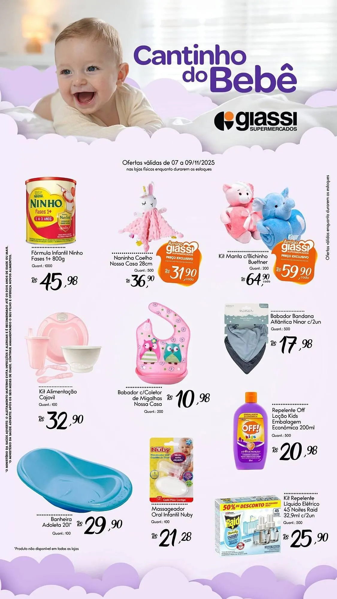 Encarte de Encarte Giassi Supermercados 7 de novembro até 9 de novembro 2025 - Pagina 3