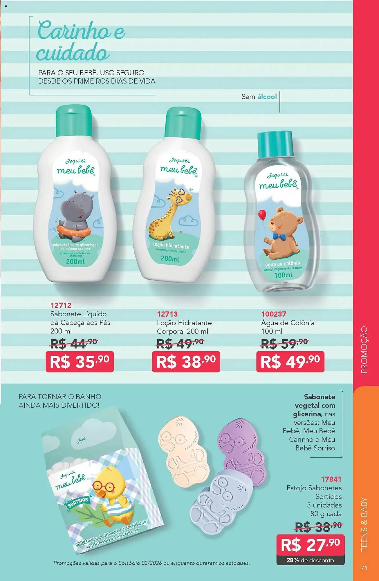 Encarte de Catálogo Jequiti 30 de janeiro até 20 de fevereiro 2026 - Pagina 71