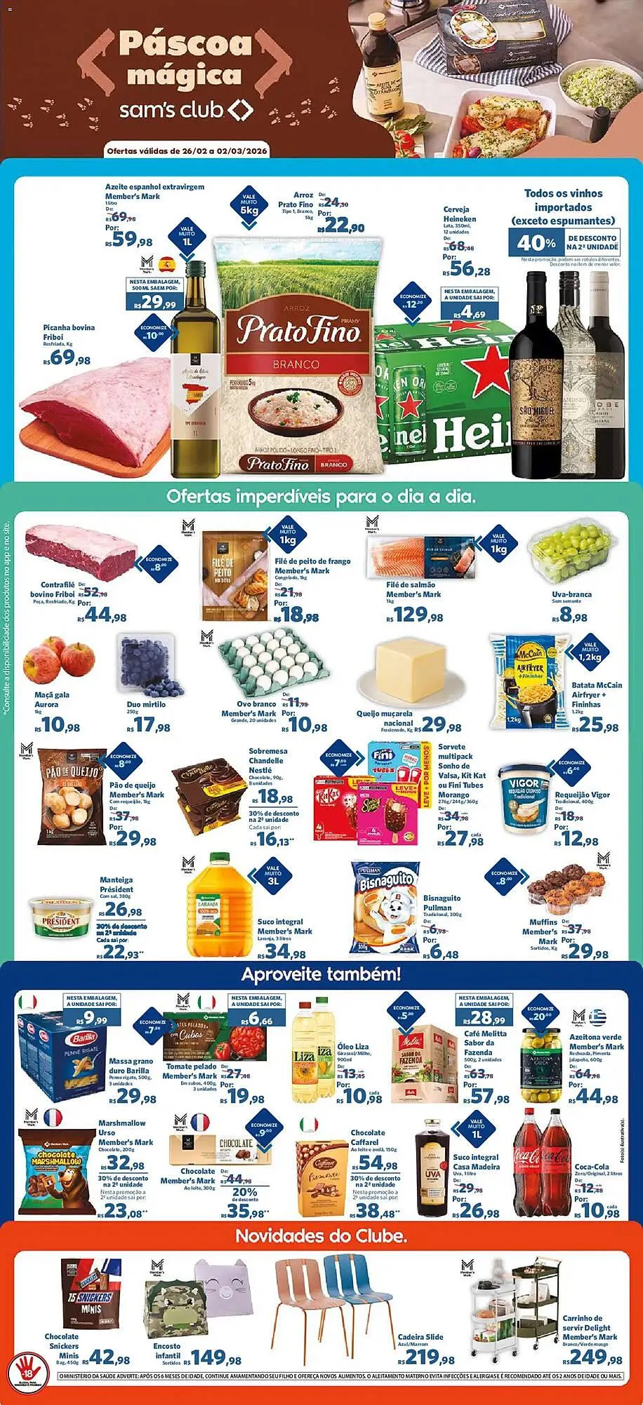 Encarte de Folheto Sam's Club 26 de fevereiro até 2 de março 2026 - Pagina 1