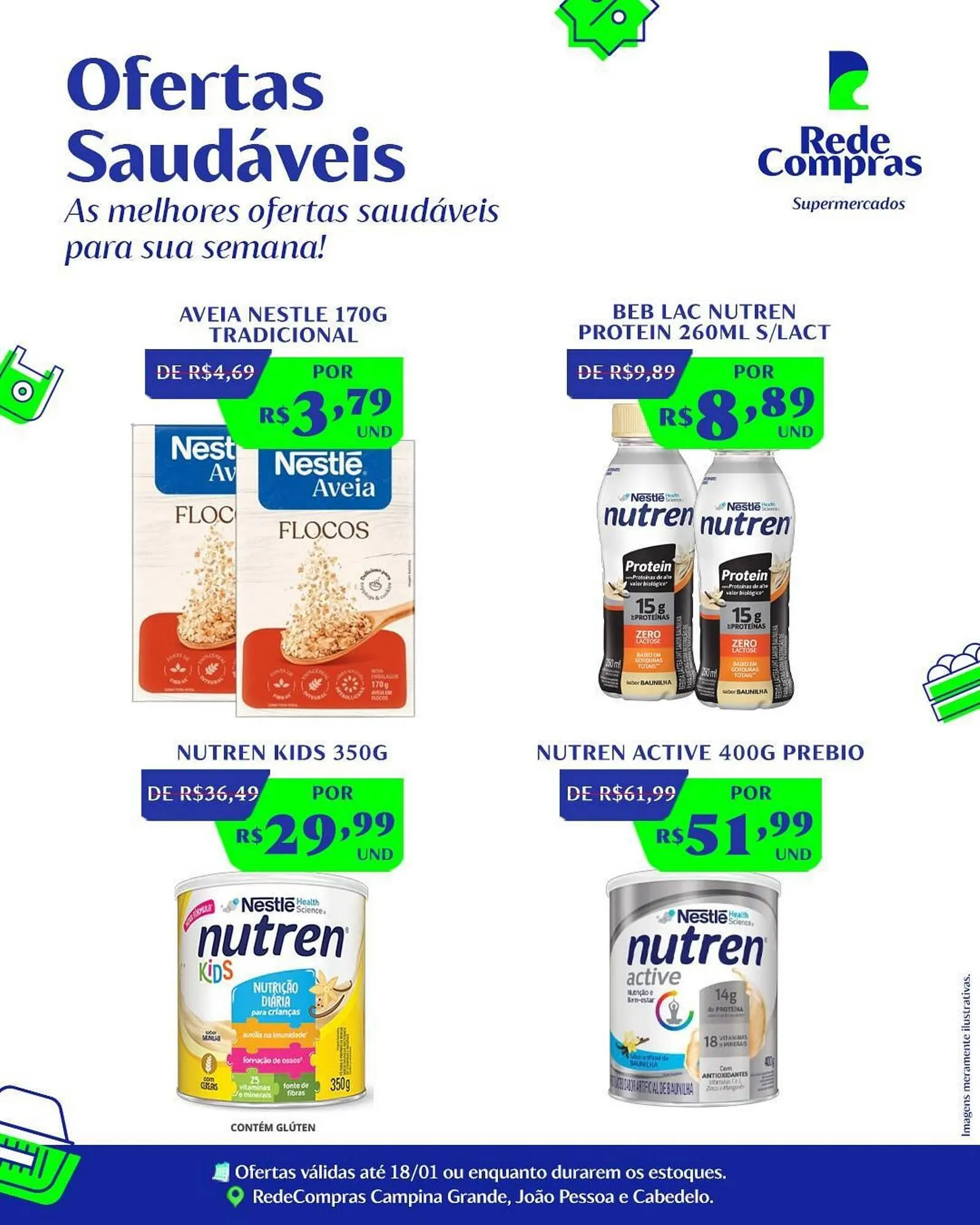 Encarte de Encarte Rede Compras 17 de janeiro até 18 de janeiro 2026 - Pagina 1