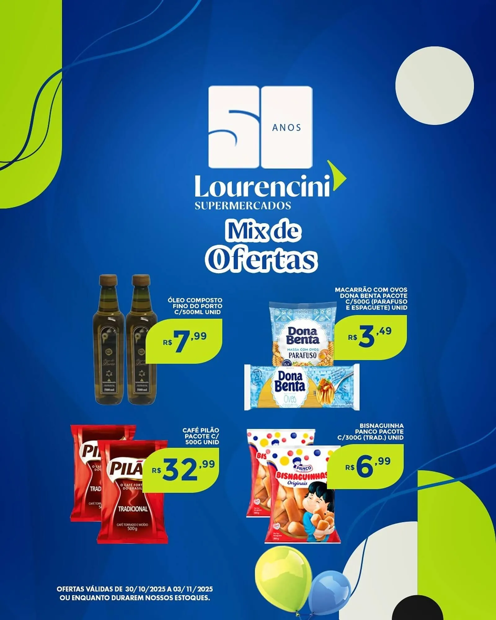 Encarte de Catálogo Lourencini Supermercados 1 de novembro até 3 de novembro 2025 - Pagina 2
