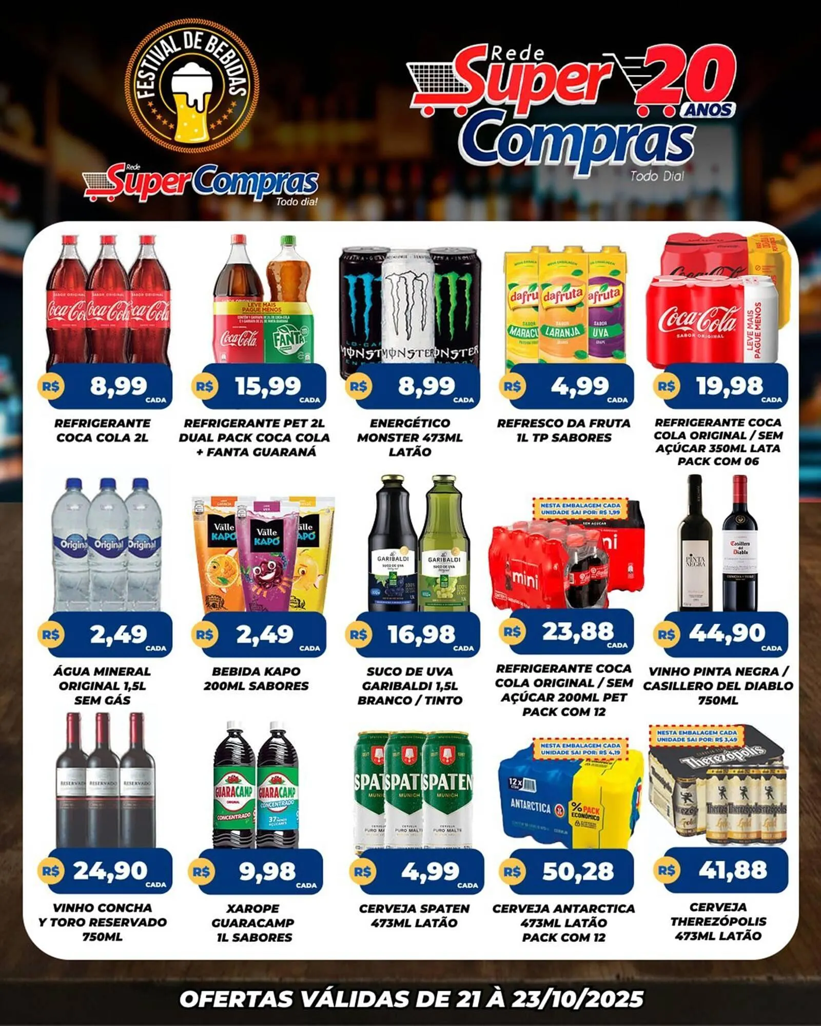 Encarte de Encarte Rede Super Compras 20 de outubro até 23 de outubro 2025 - Pagina 1