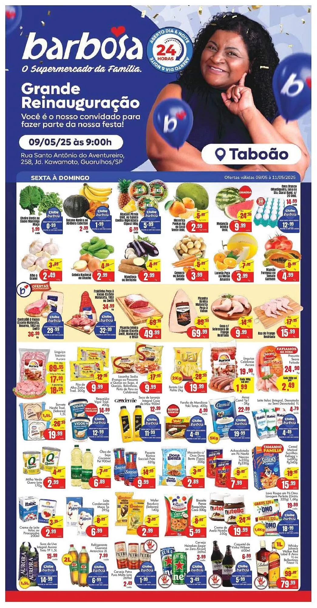 Encarte de Catálogo Barbosa Supermercados 9 de maio até 11 de maio 2025 - Pagina 1