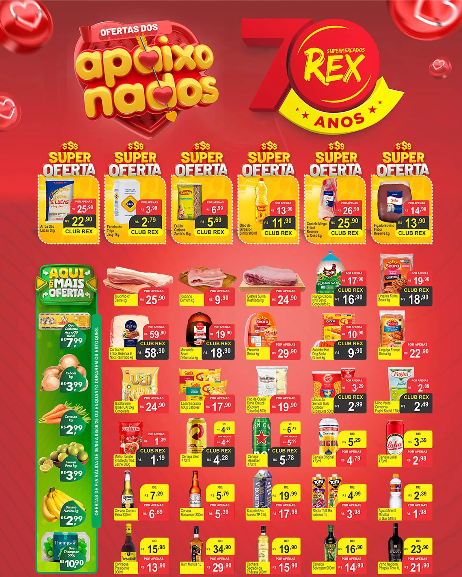 Encarte de Catálogo Supermercados Rex 5 de junho até 11 de junho 2025 - Pagina 1