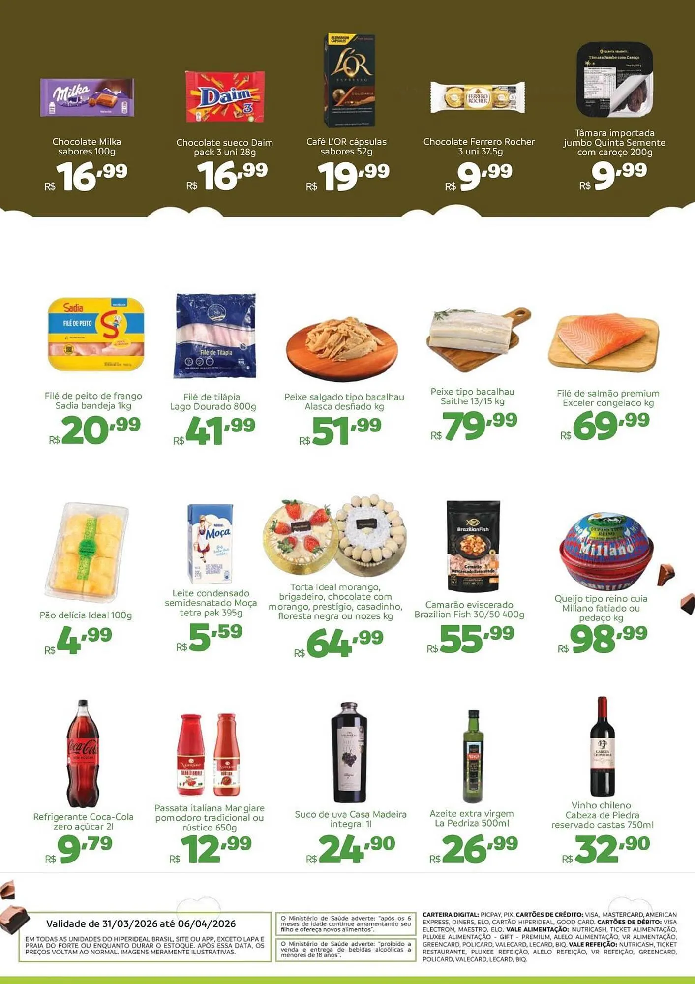 Encarte de Catálogo Hiperideal Supermercados 31 de março até 6 de abril 2026 - Pagina 3