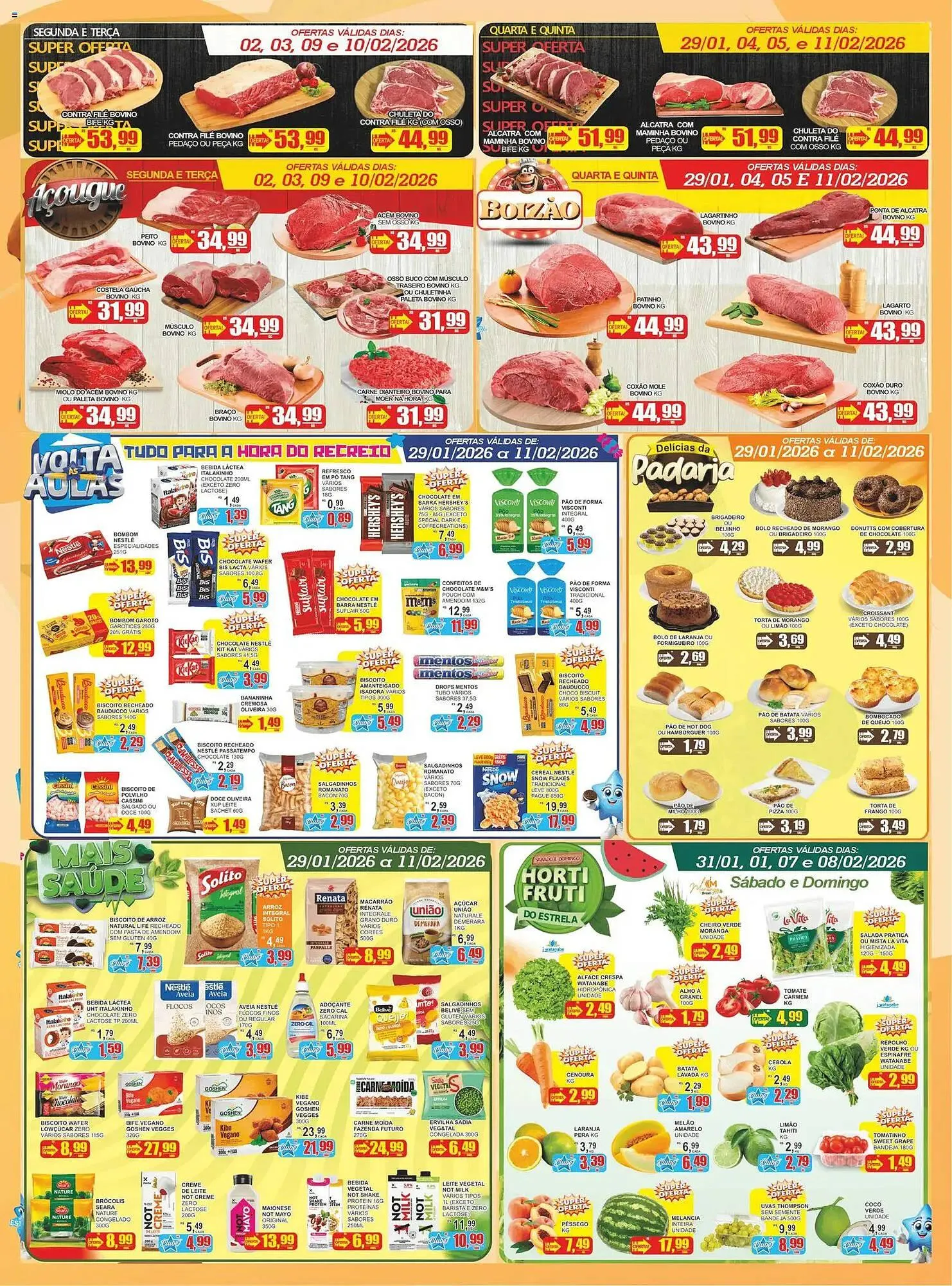 Encarte de Folheto Supermercado Estrela Azul 29 de janeiro até 11 de fevereiro 2026 - Pagina 3