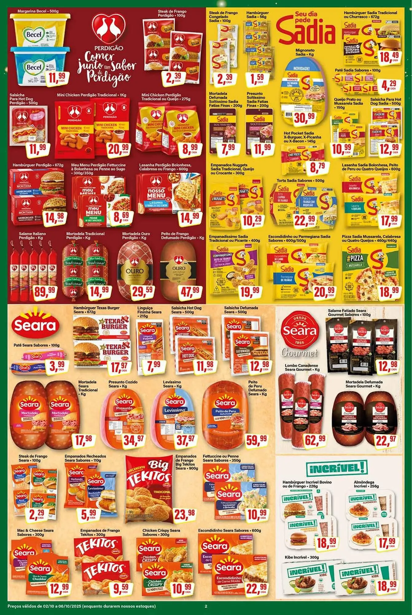 Encarte de Encarte Rede Supermarket 2 de outubro até 6 de outubro 2025 - Pagina 2