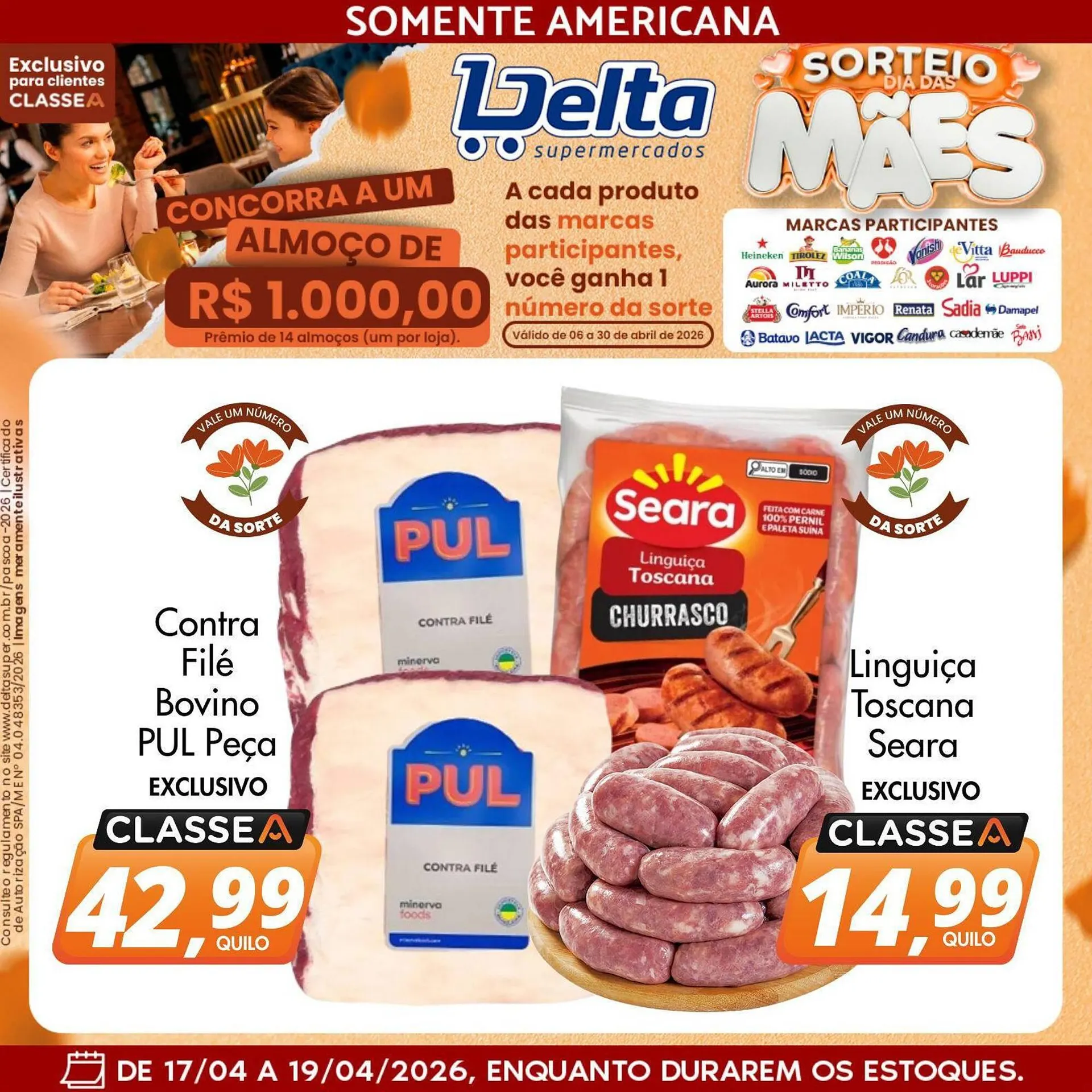 Encarte de Catálogo Delta Supermercados 17 de abril até 19 de abril 2026 - Pagina 2