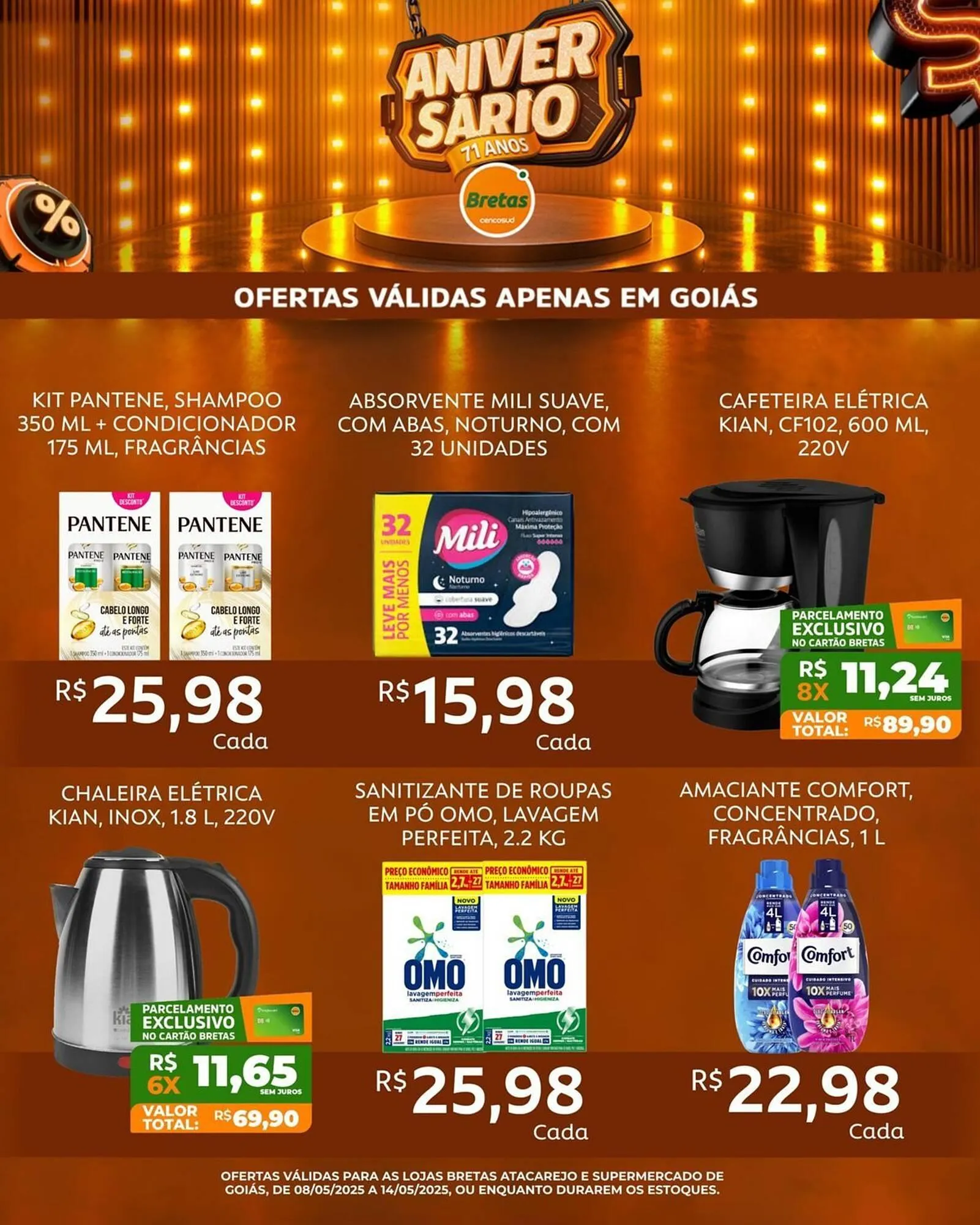 Encarte de Catálogo Supermercados Bretas 8 de maio até 11 de maio 2025 - Pagina 7