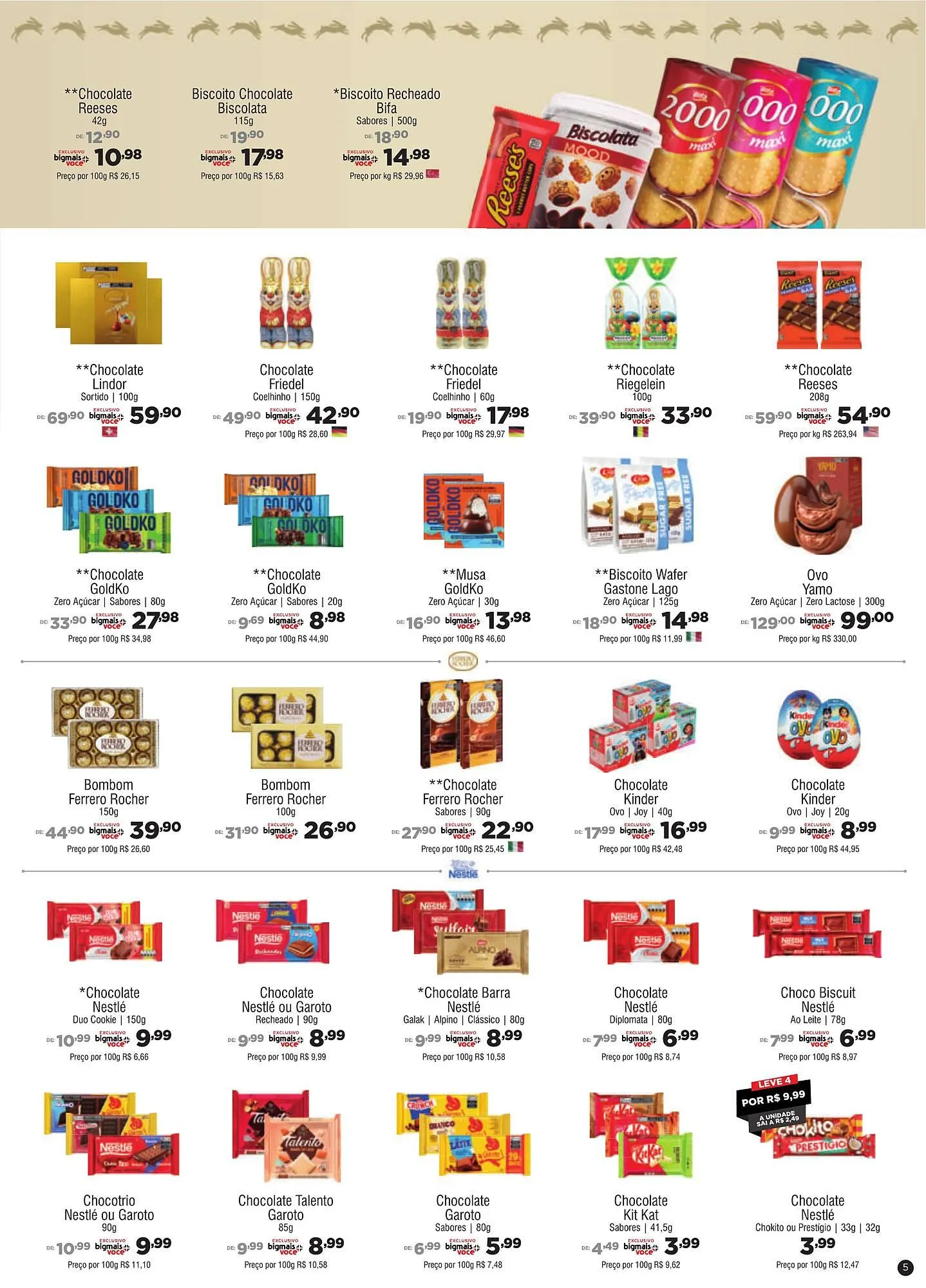 Encarte de Catálogo Big Mais Supermercados 18 de março até 7 de abril 2026 - Pagina 5