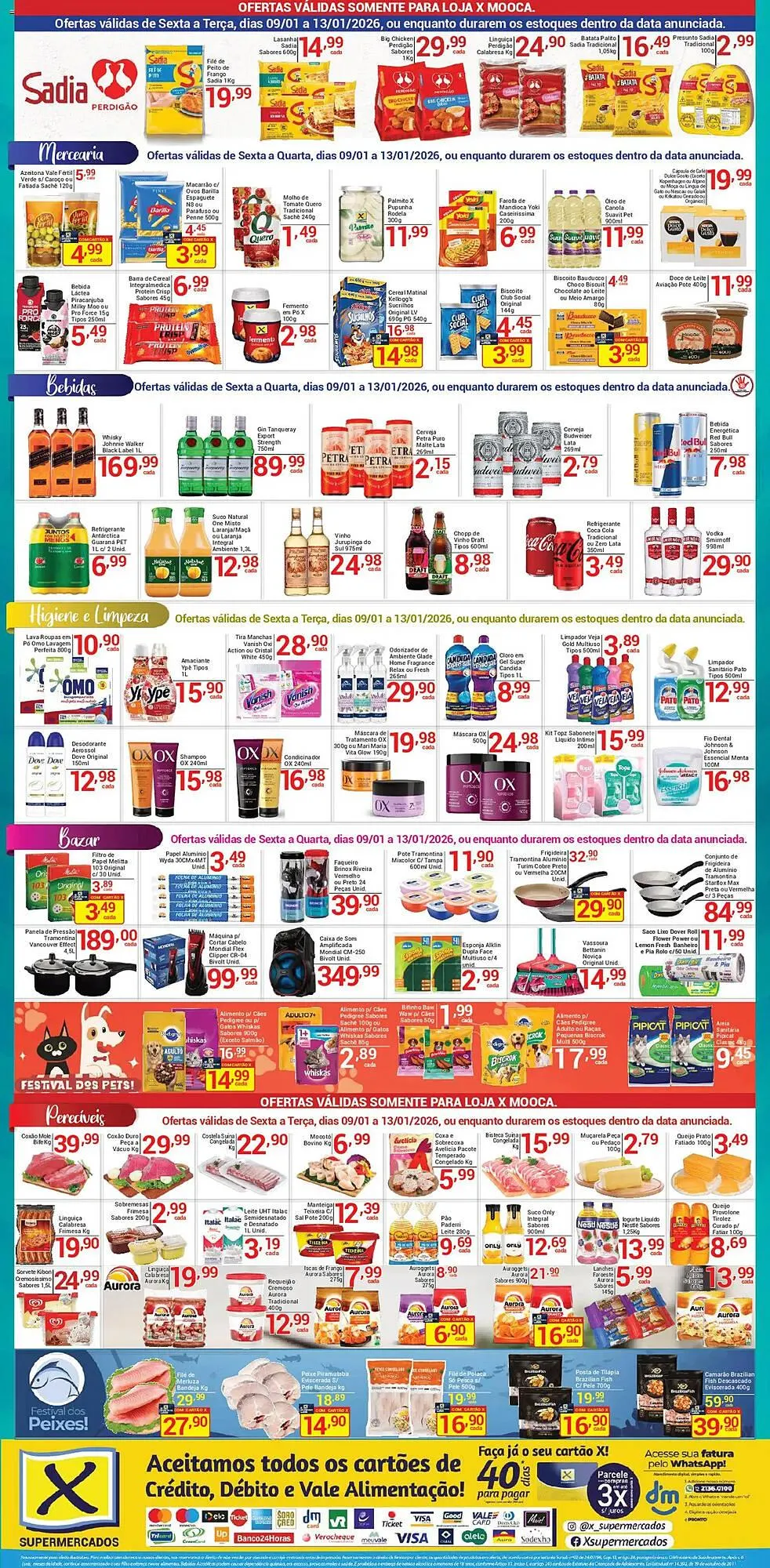 Encarte de Folheto X Supermercados 9 de janeiro até 11 de janeiro 2026 - Pagina 2
