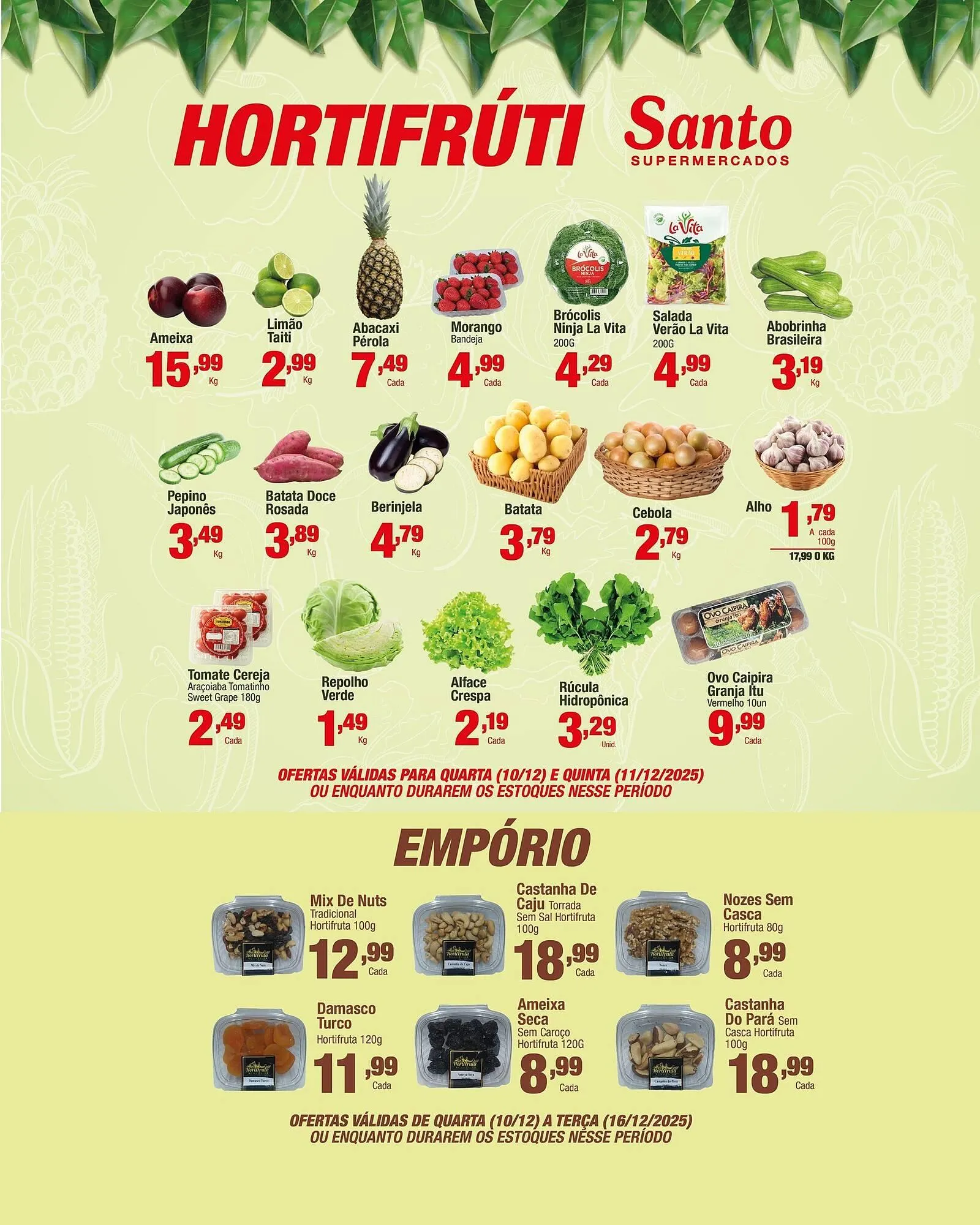 Encarte de Catálogo Santo Supermercados 10 de dezembro até 16 de dezembro 2025 - Pagina 2