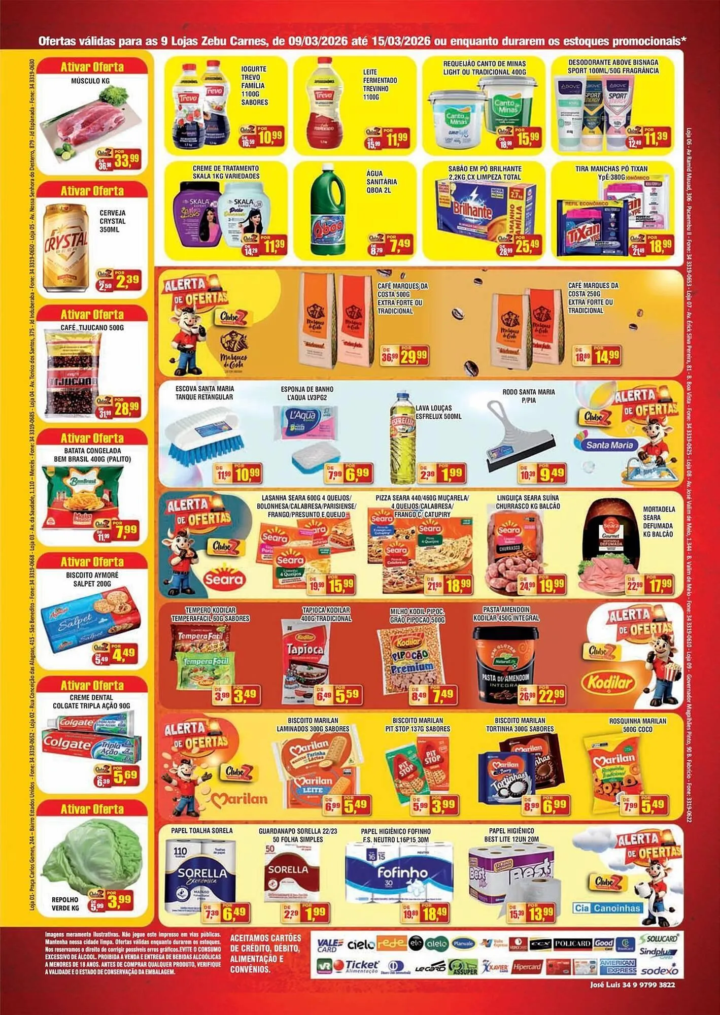 Encarte de Catálogo Zebu Carnes Supermercados 12 de março até 15 de março 2026 - Pagina 2