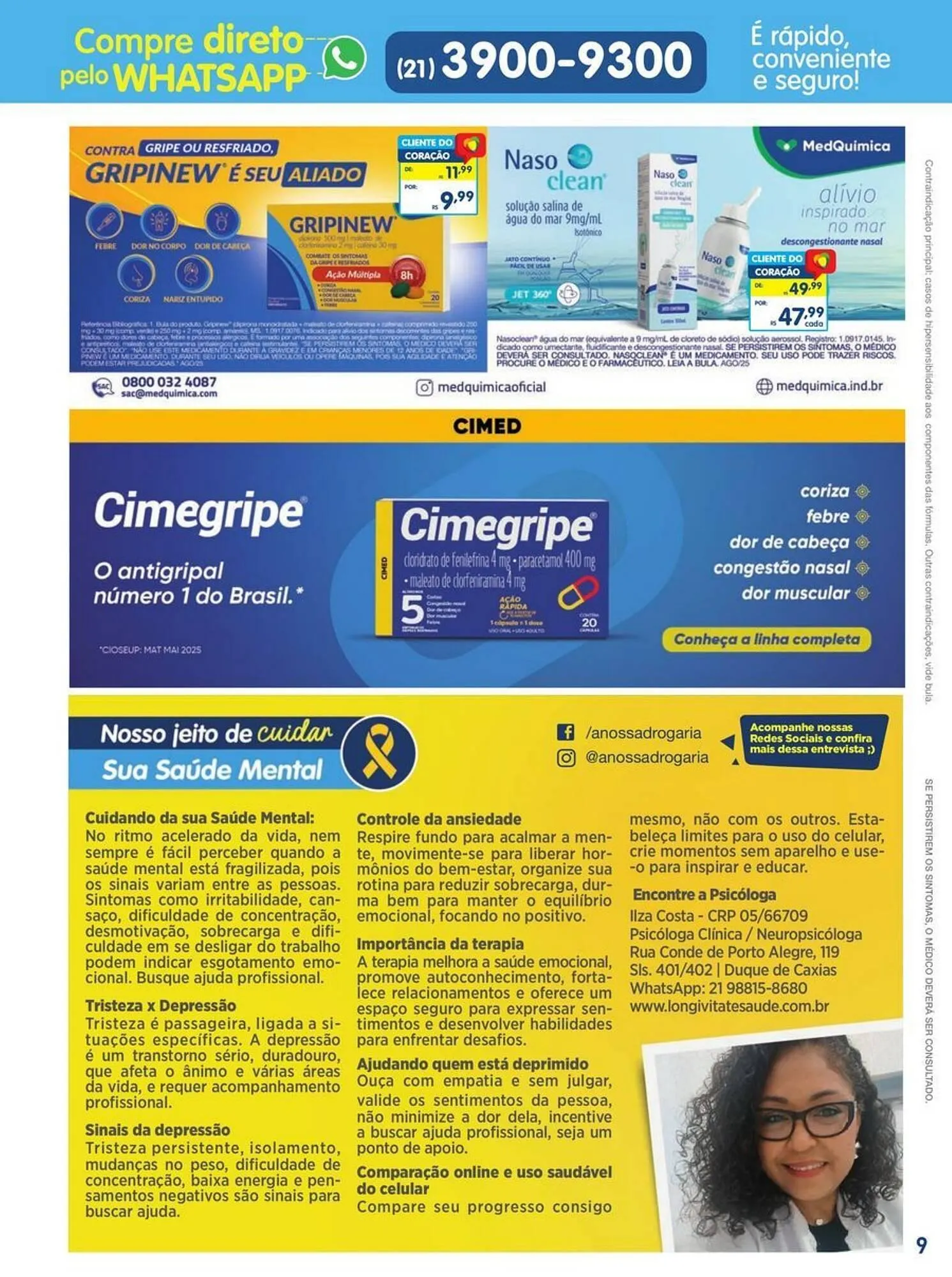 Encarte de Catálogo A Nossa Drogaria 1 de setembro até 15 de setembro 2025 - Pagina 9
