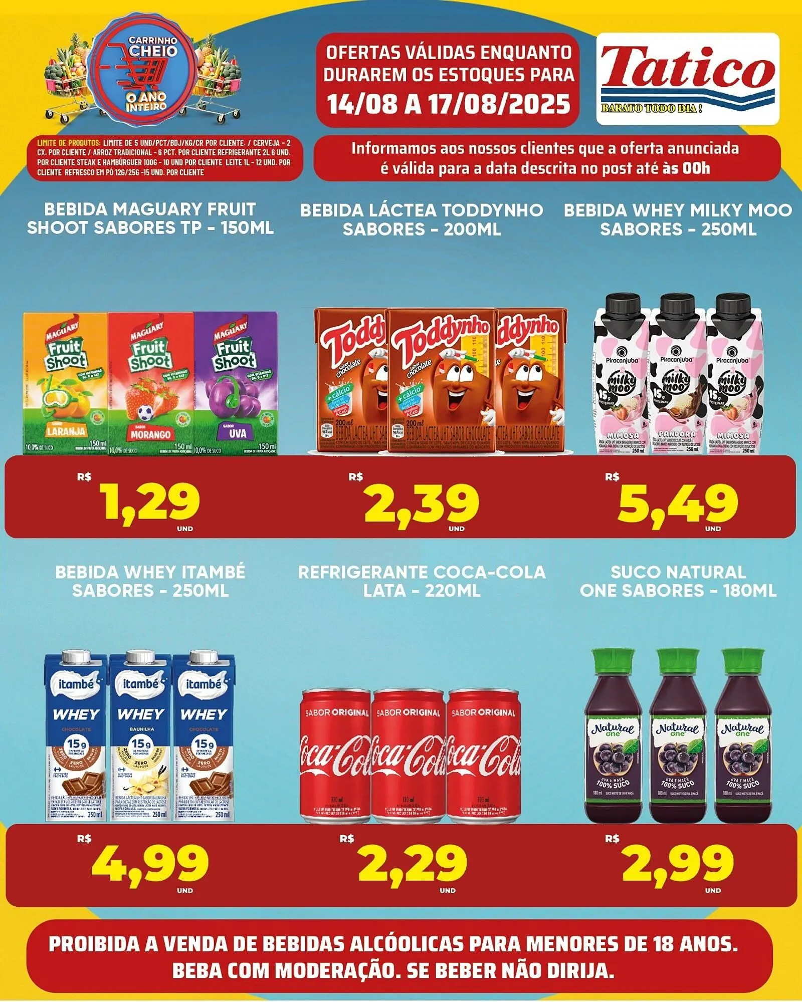 Encarte de Catálogo Tatico 14 de agosto até 17 de agosto 2025 - Pagina 4