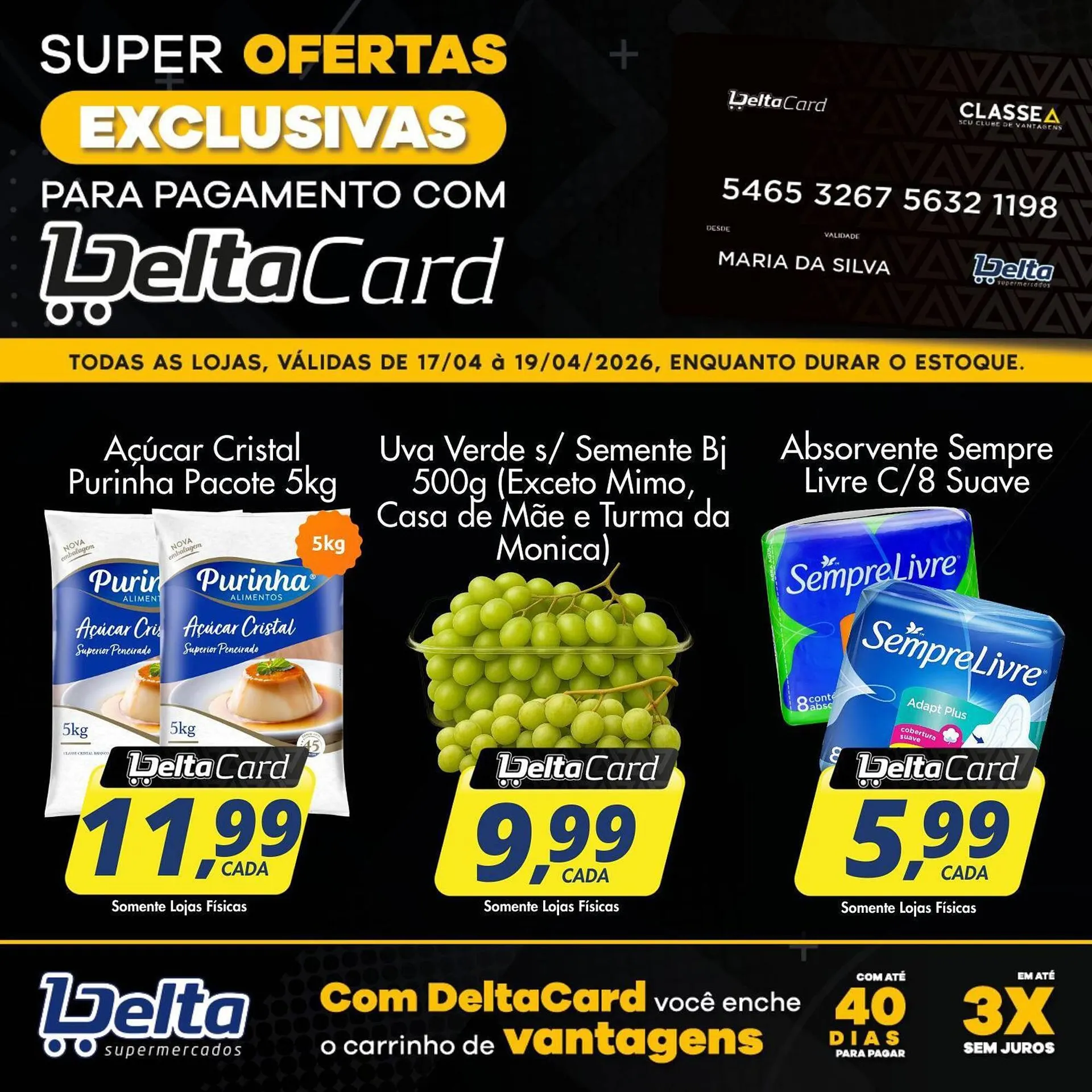 Encarte de Catálogo Delta Supermercados 17 de abril até 19 de abril 2026 - Pagina 3