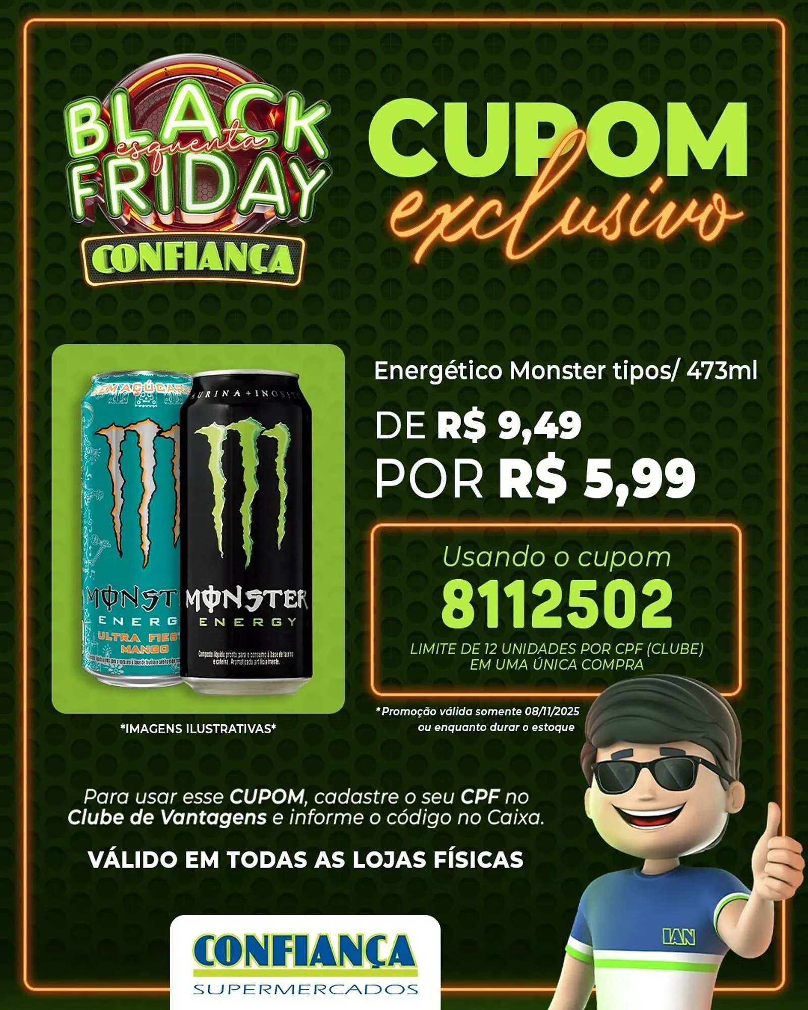 Encarte de Catálogo Confiança Supermercados 8 de novembro até 14 de novembro 2025 - Pagina 2