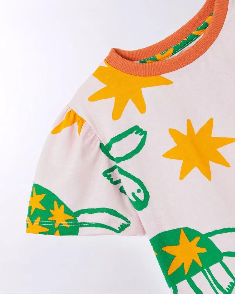 Blusa Malha Cosme Rosa Jun