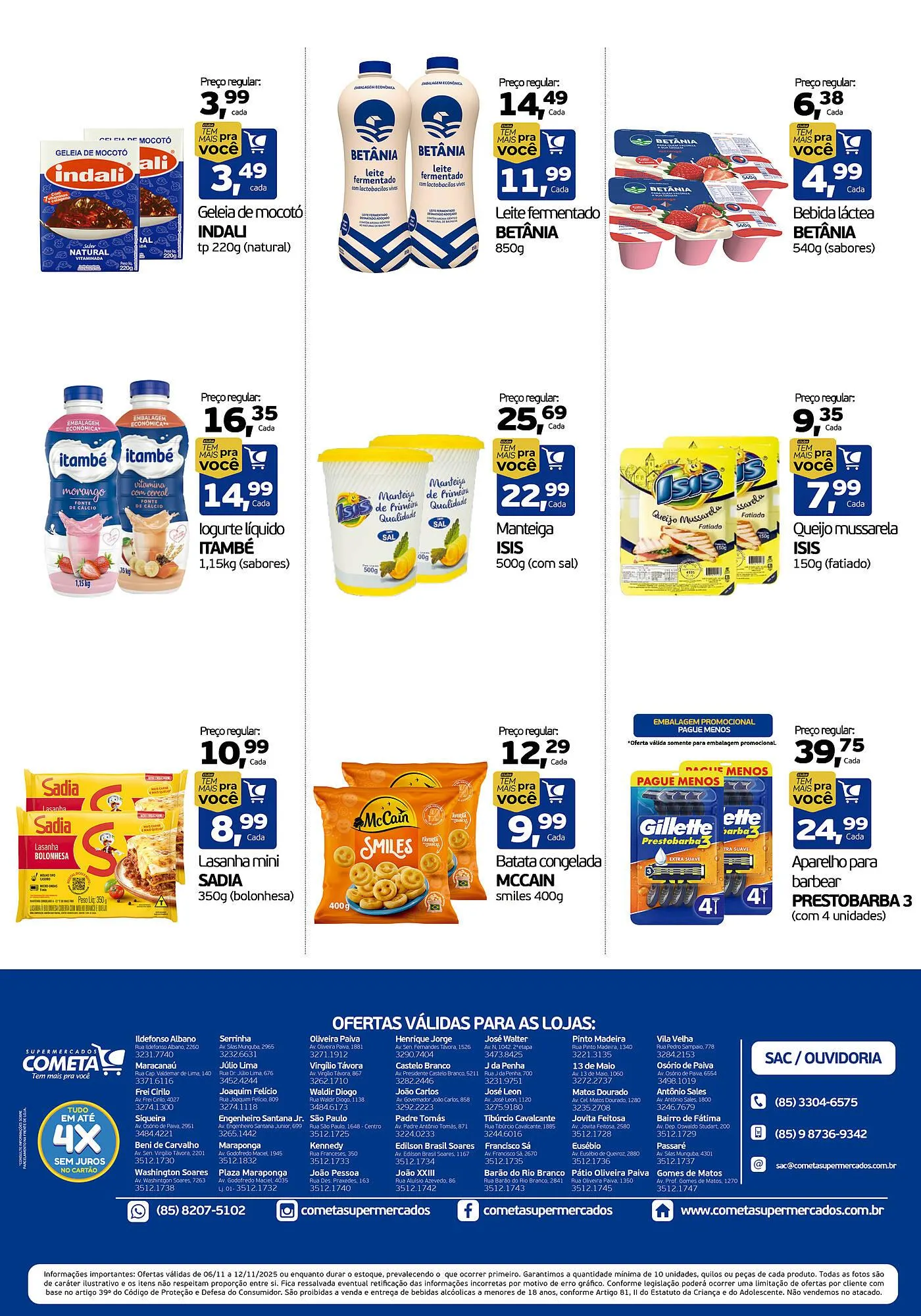 Encarte de Encarte Cometa Supermercados 6 de novembro até 12 de novembro 2025 - Pagina 3