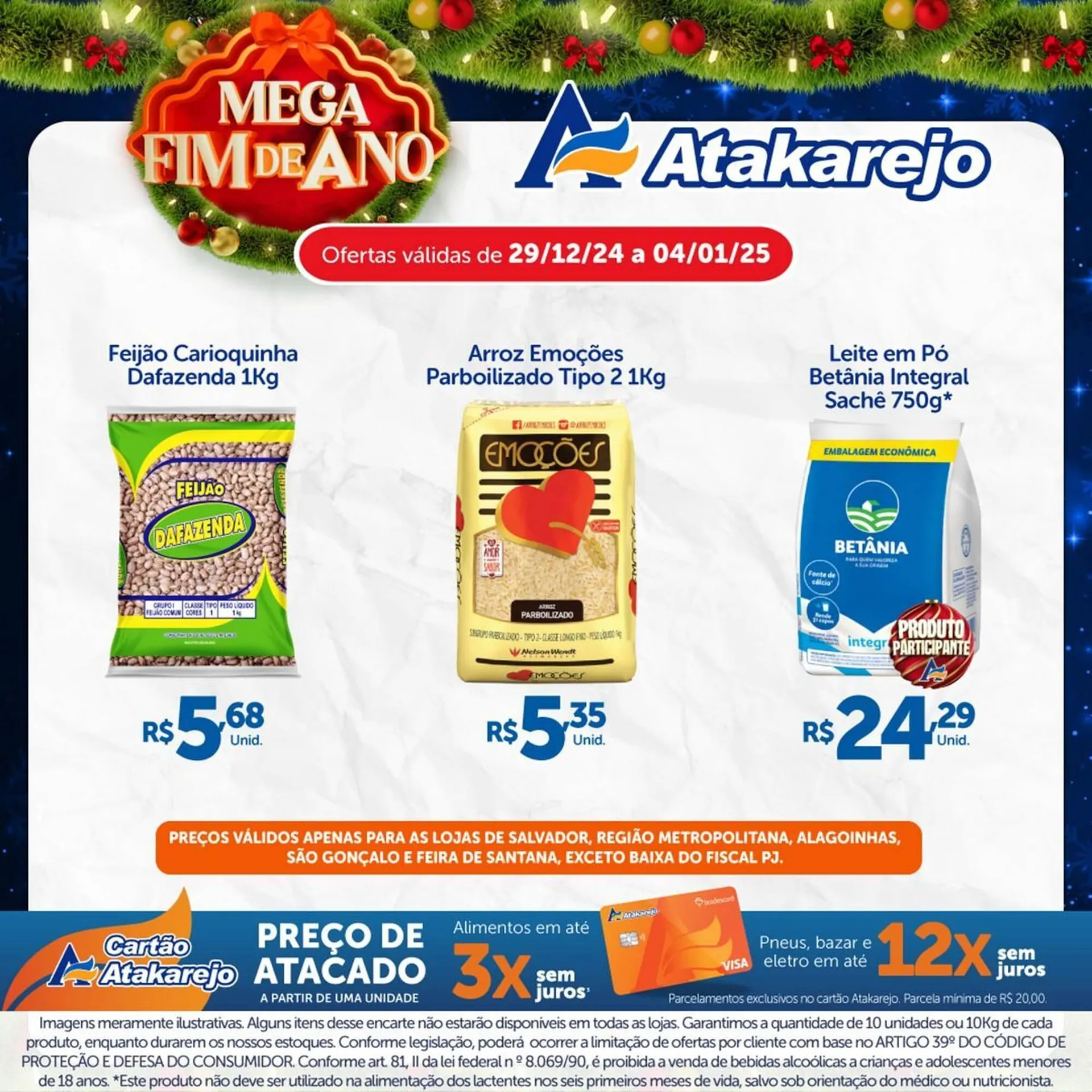 Encarte de Catálogo Atakarejo 30 de dezembro até 4 de janeiro 2025 - Pagina 3