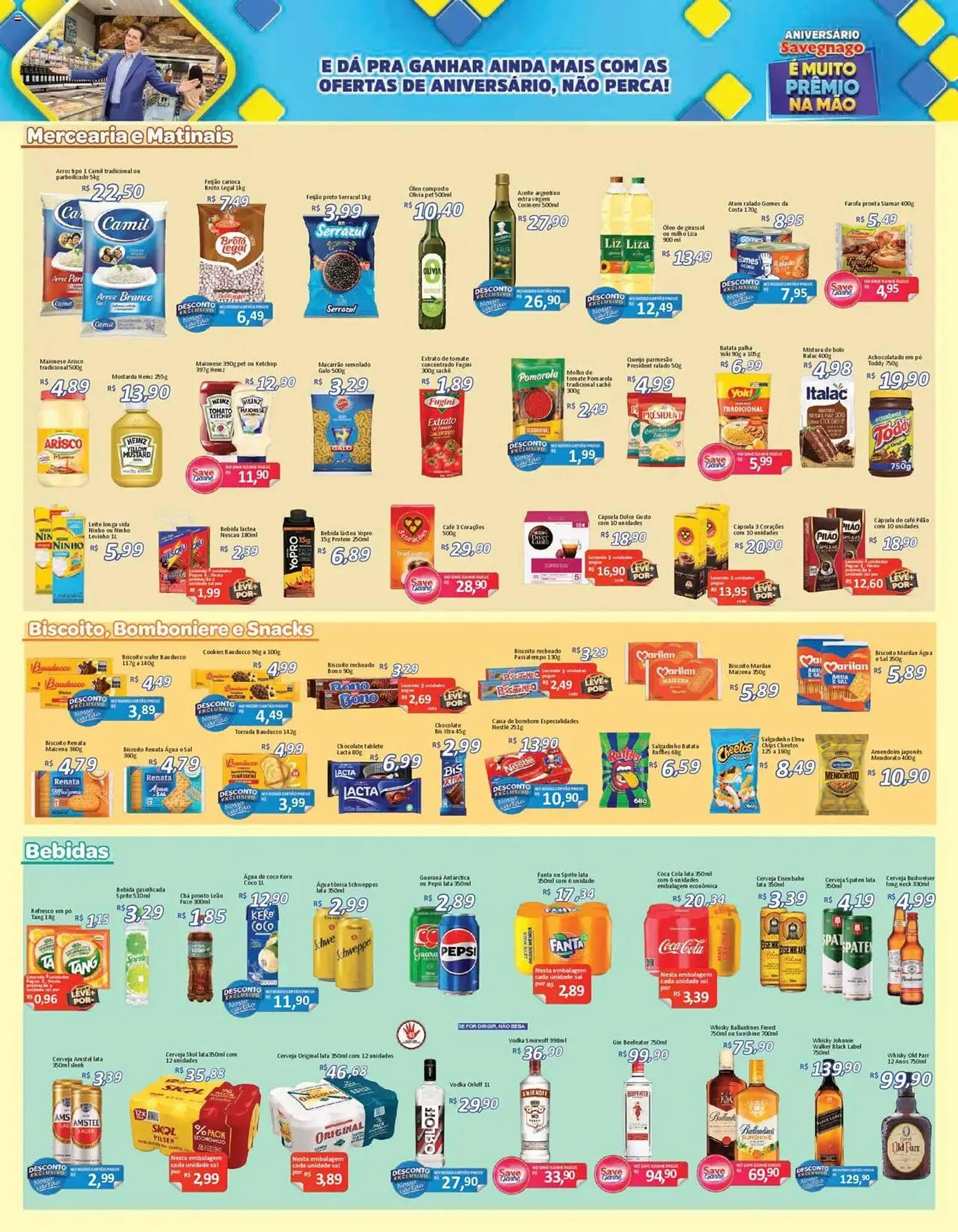 Encarte de Catálogo Supermercados Savegnago 24 de julho até 28 de julho 2025 - Pagina 3