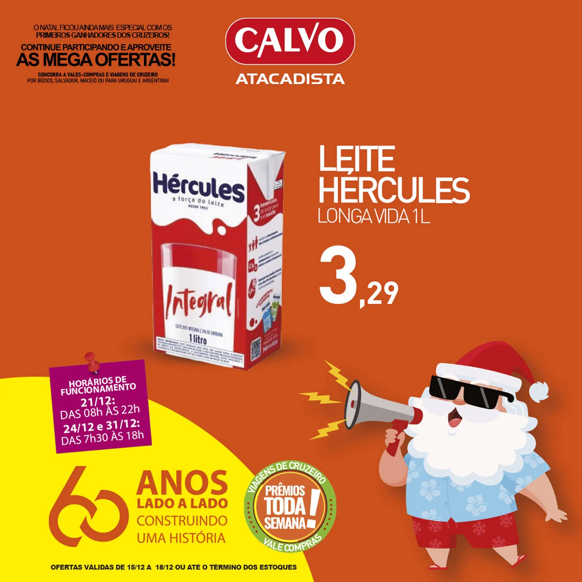 Encarte de Folheto Calvo Atacadista 15 de dezembro até 18 de dezembro 2025 - Pagina 3
