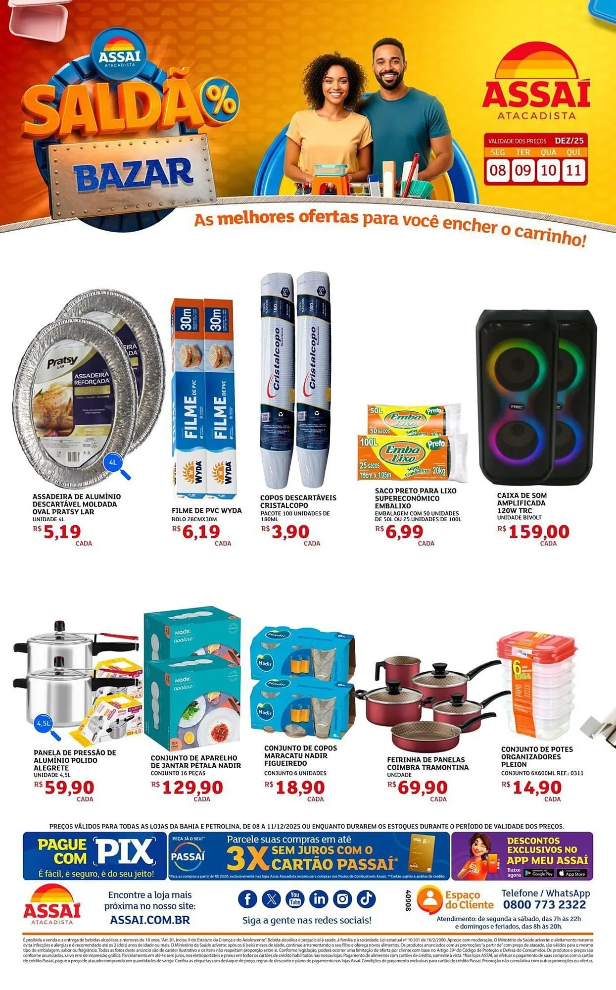 Encarte de Encarte Assaí Atacadista 9 de dezembro até 11 de dezembro 2025 - Pagina 1