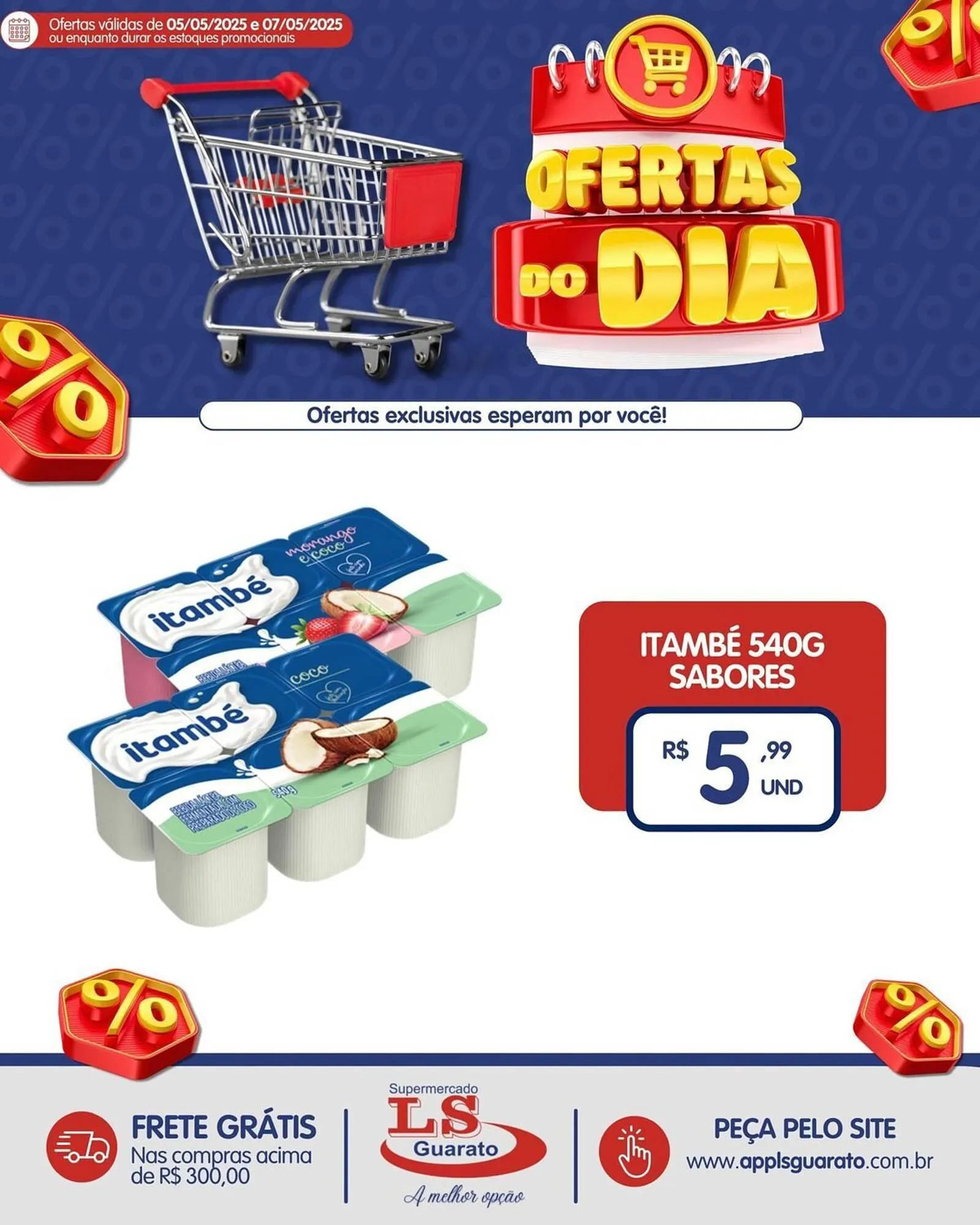 Encarte de Catálogo Supermercado LS Guarato 5 de maio até 7 de maio 2025 - Pagina 3