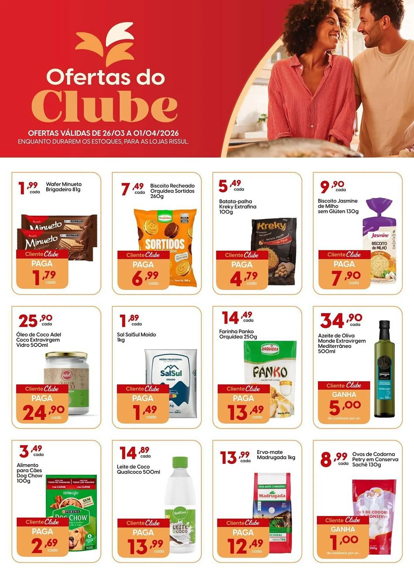 Encarte de Catálogo Supper Rissul 26 de março até 1 de abril 2026 - Pagina 1