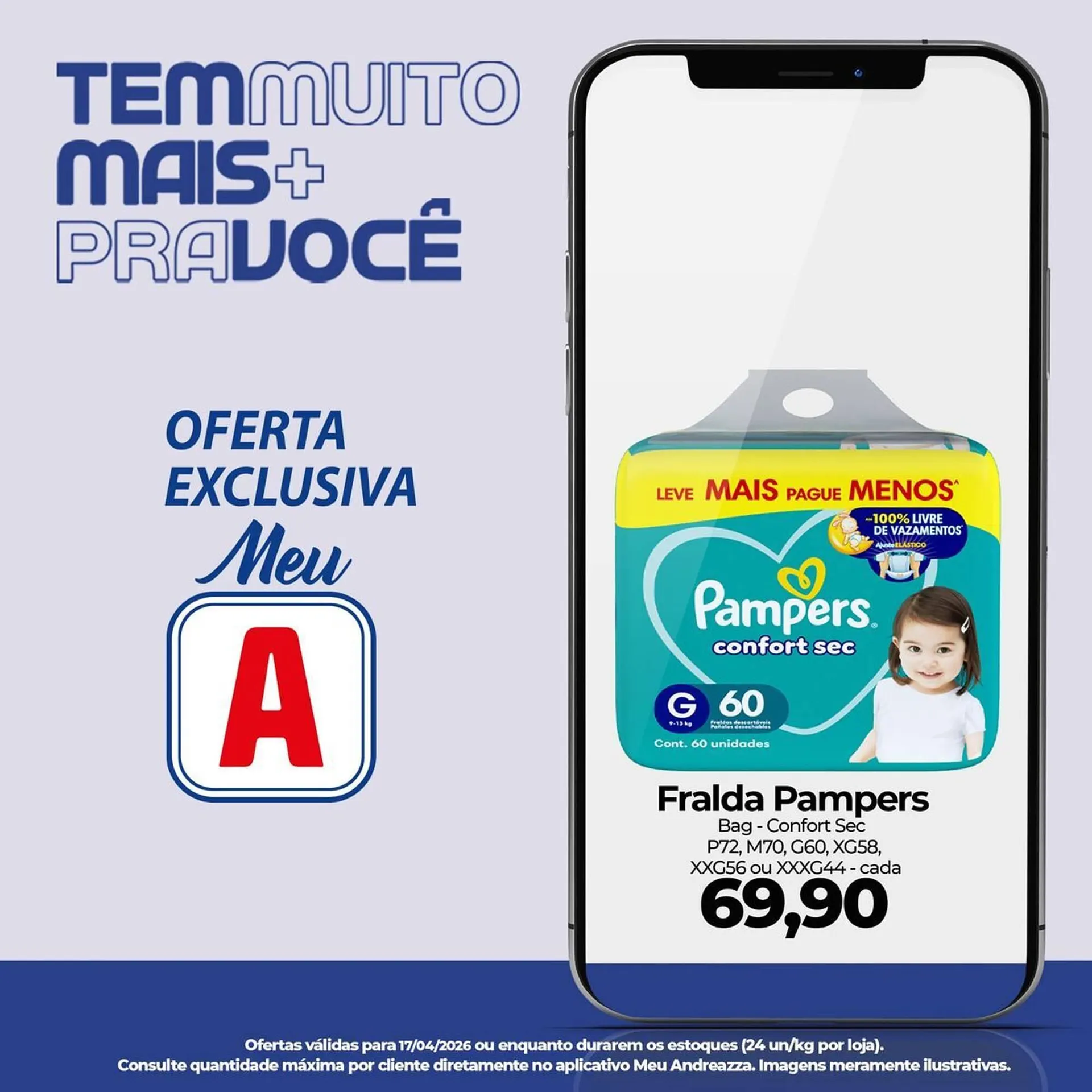 Encarte de Catálogo Supermercados Andreazza 17 de abril até 17 de abril 2026 - Pagina 1