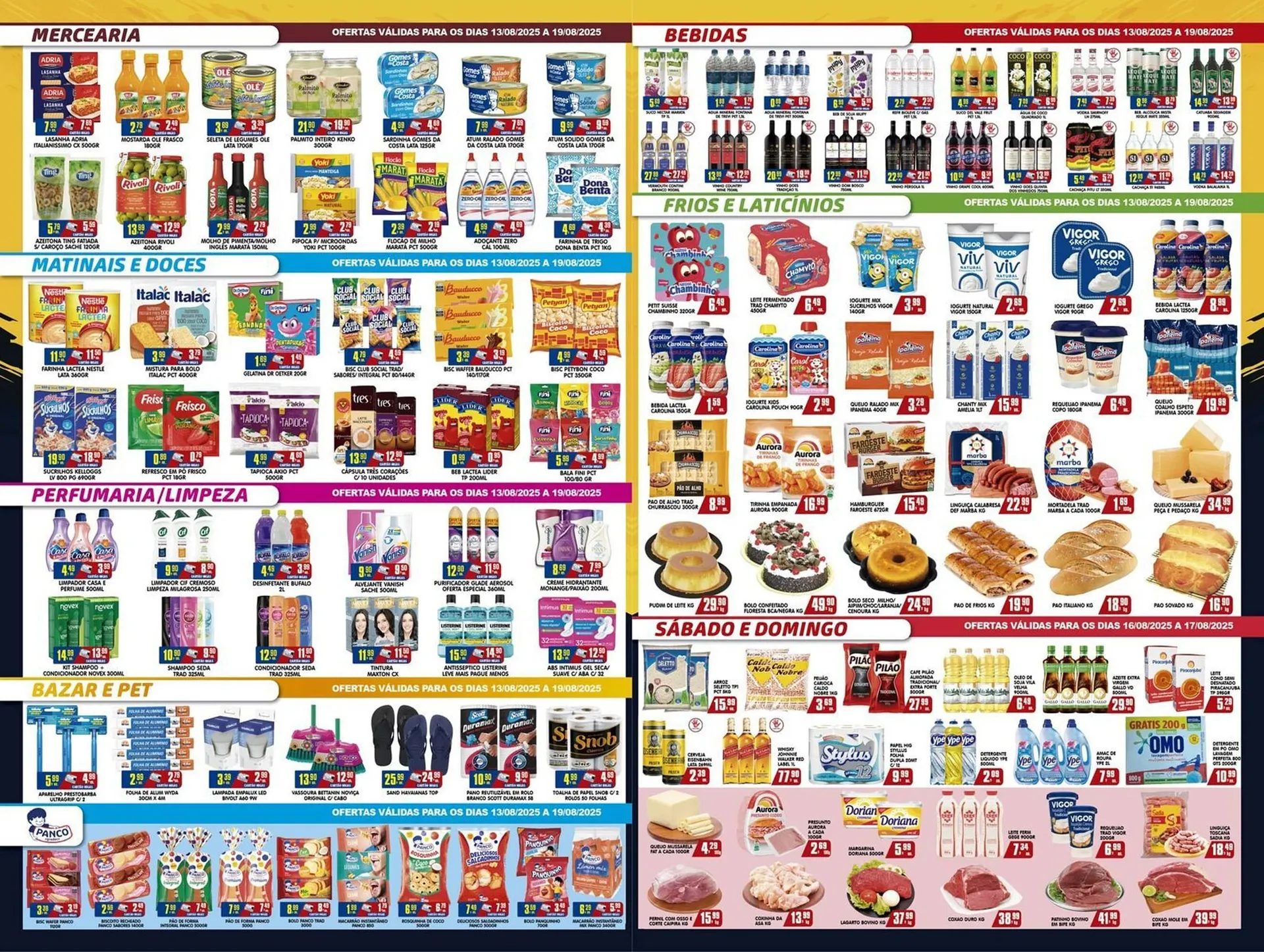 Encarte de Catálogo Higa's Supermercado 13 de agosto até 19 de agosto 2025 - Pagina 2